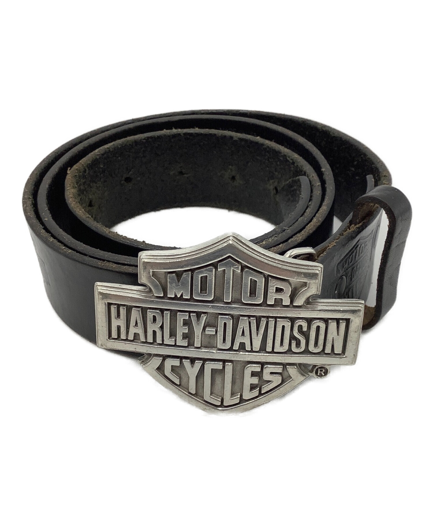 Harley-Davidsonハーレー革バックル＆ベルト - ベルト