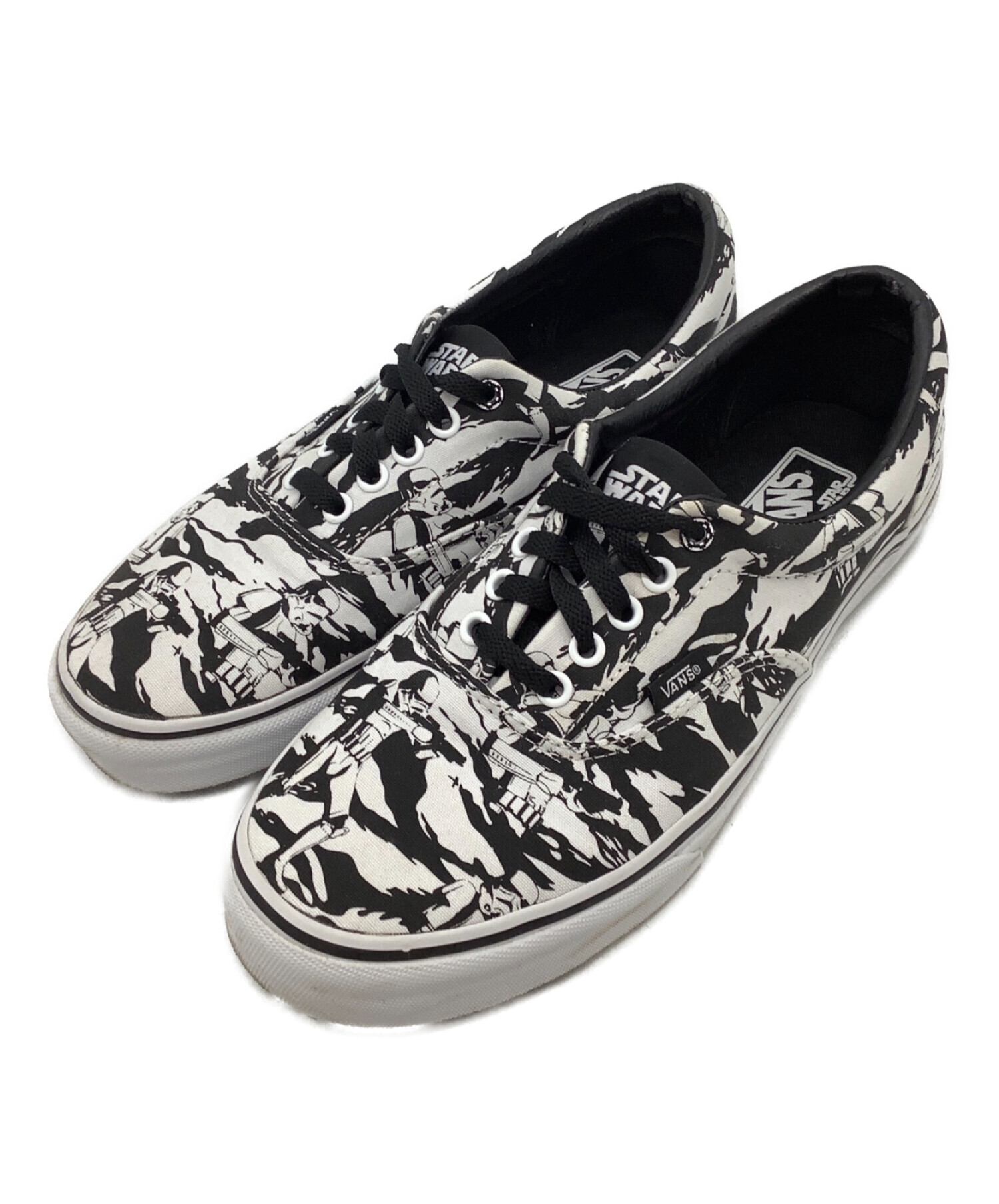 VANS×STARWARS (ヴァンズ×スターウォーズ) コラボスニーカー ブラック×ホワイト サイズ:9.5