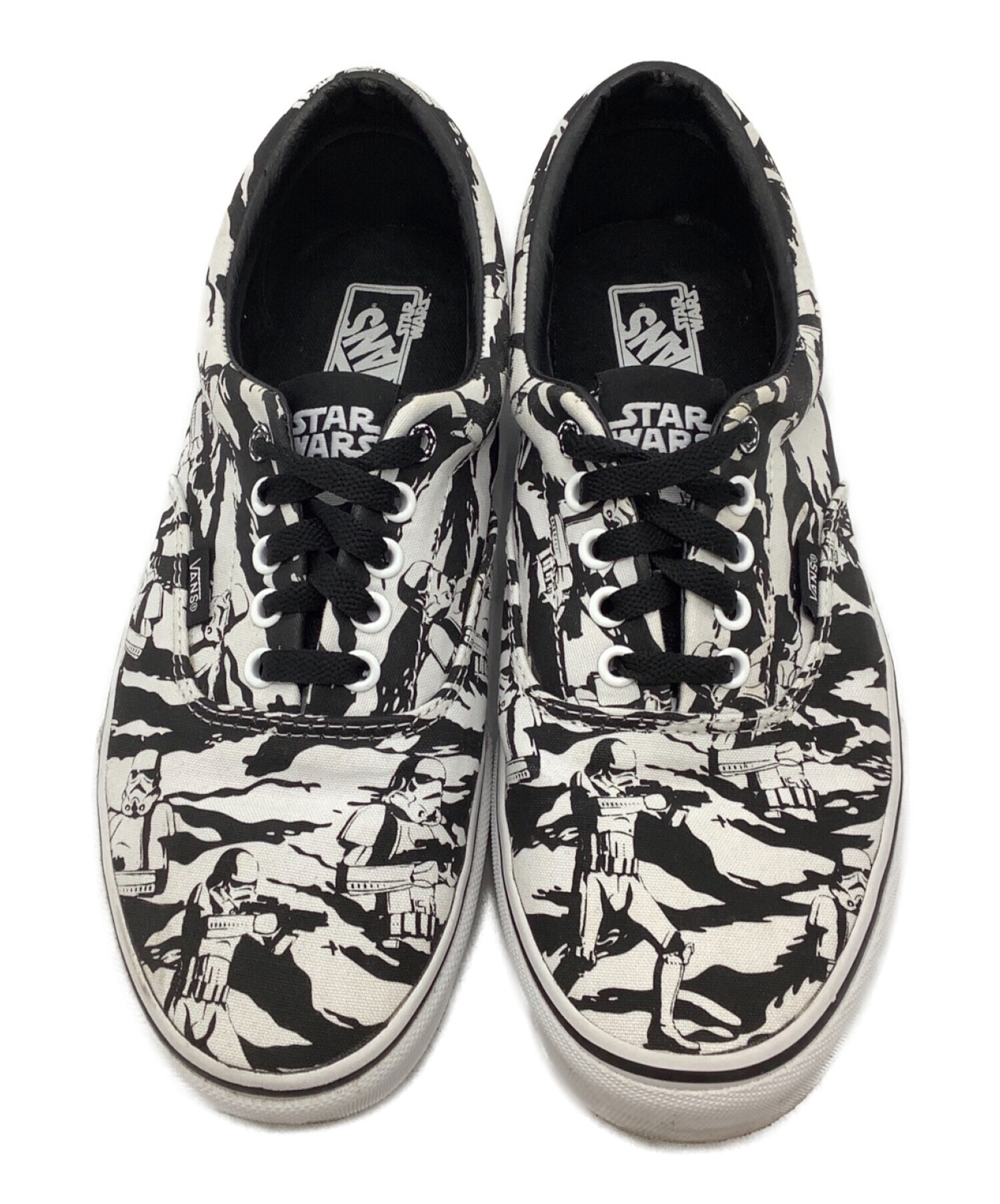 VANS×STARWARS (ヴァンズ×スターウォーズ) コラボスニーカー ブラック×ホワイト サイズ:9.5