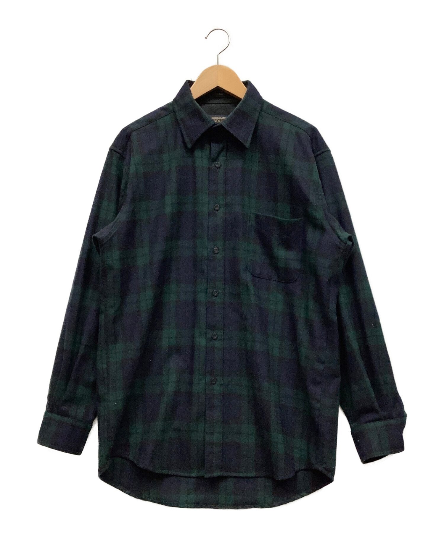 PENDLETON (ペンドルトン) チェックシャツ ネイビー×グリーン サイズ:M