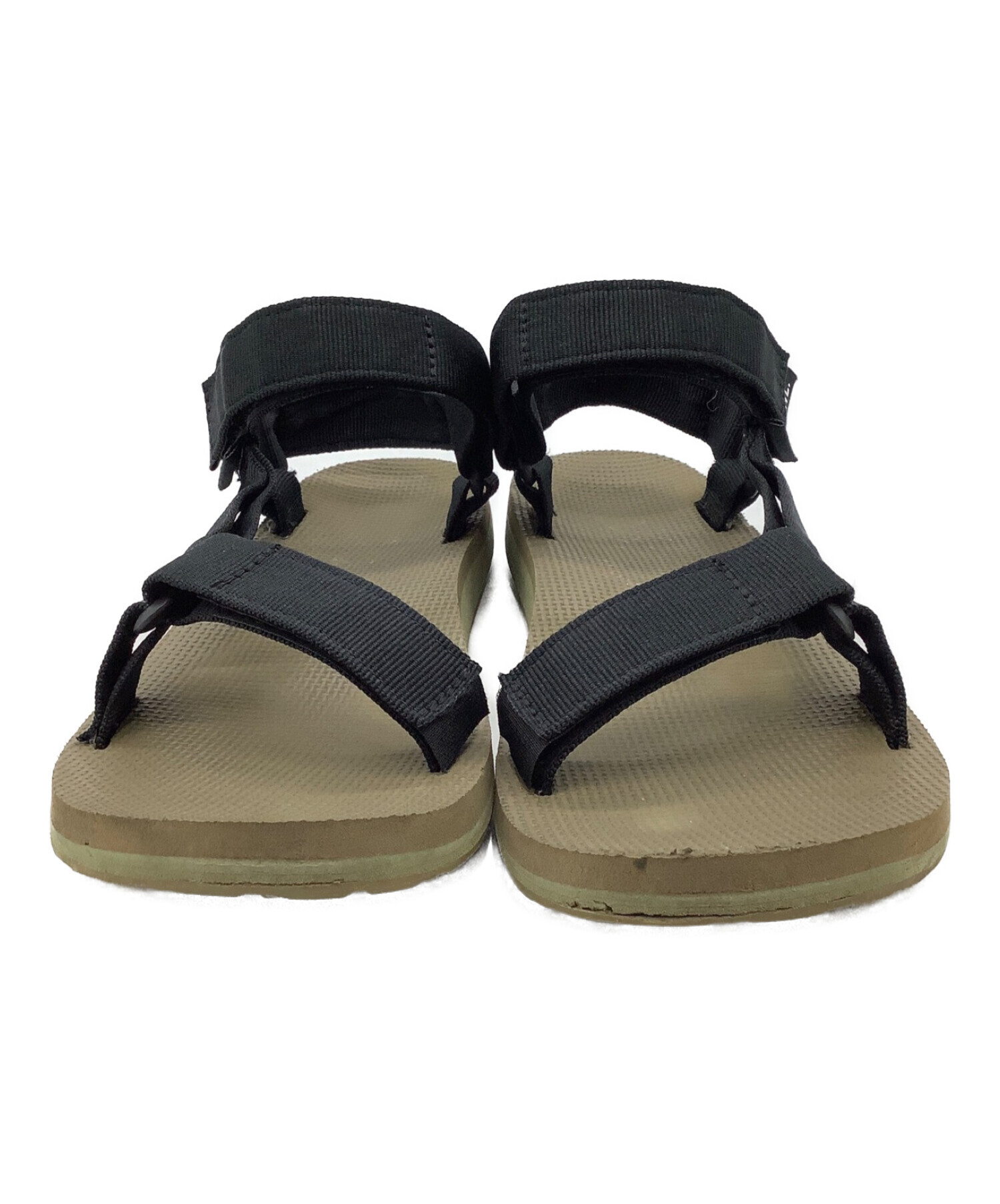 MHL.×TEVA (マーガレットハウエル×テバ) スポーツサンダル ブラック×グレー サイズ:25