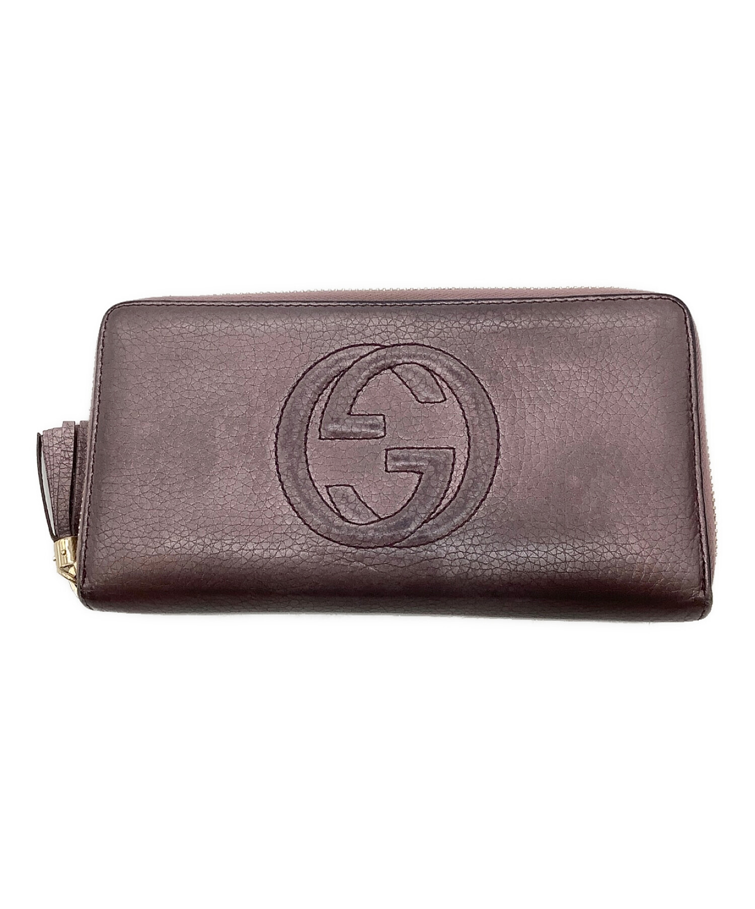 中古・古着通販】GUCCI (グッチ) 長財布 パープル サイズ:-｜ブランド