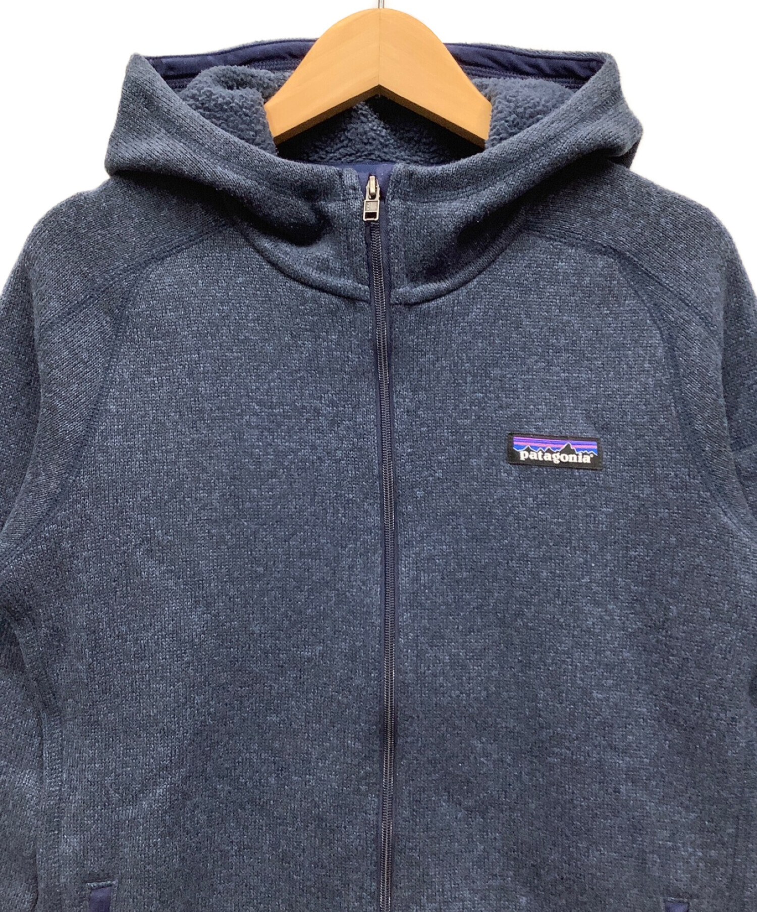 中古・古着通販】Patagonia (パタゴニア) ジップパーカー ネイビー 