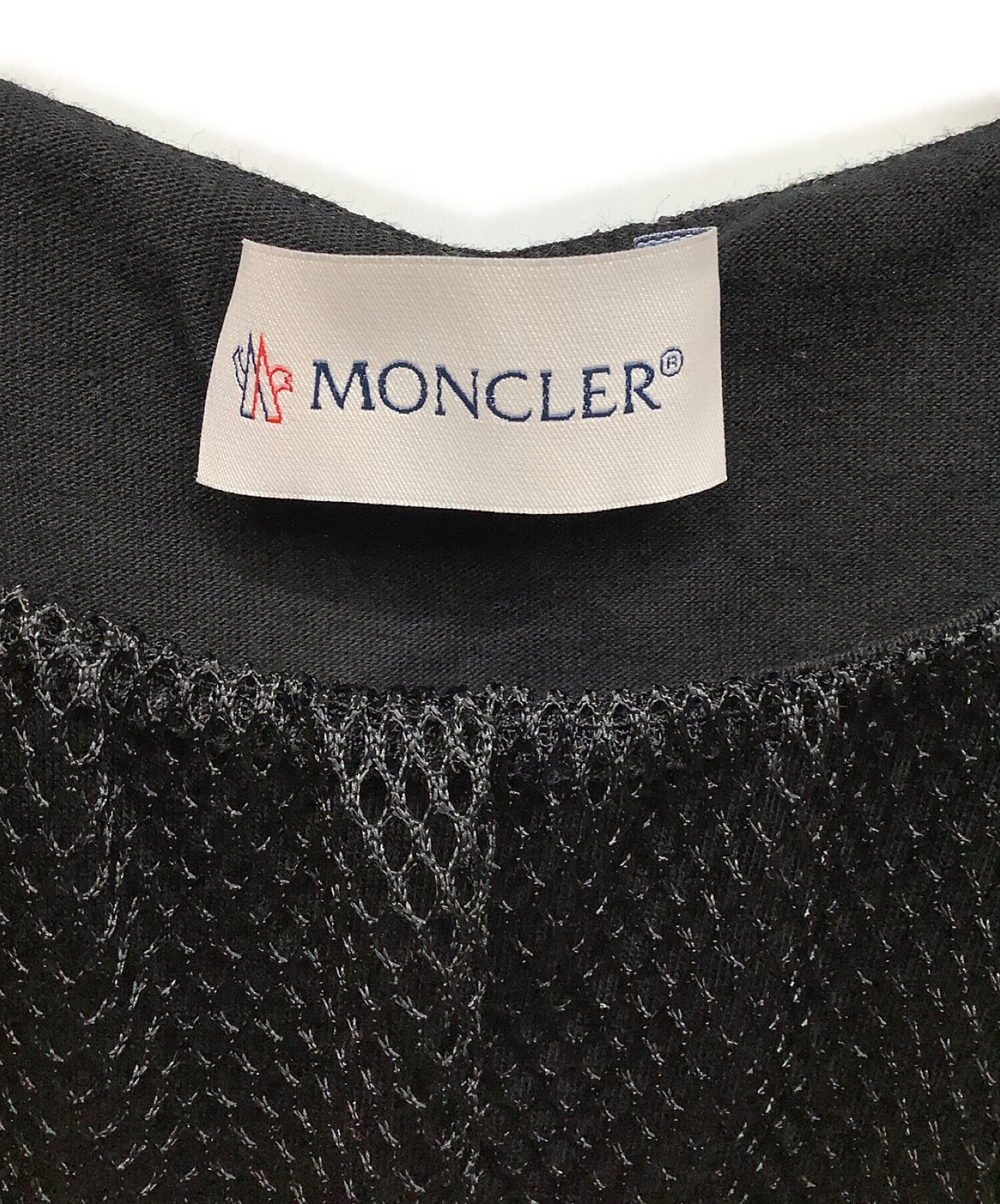 MONCLER (モンクレール) メッシュワンピース ブラック サイズ:S