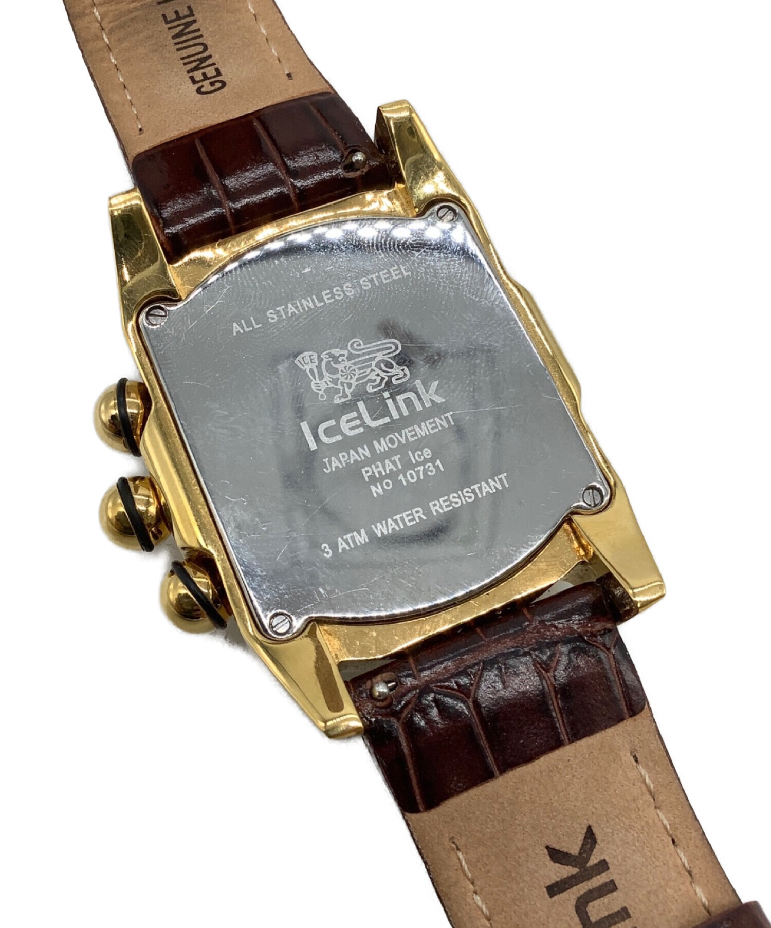 100 ％品質保証 腕時計 ウォッチ 箱付き アイスリンク 時計 GOLD ...