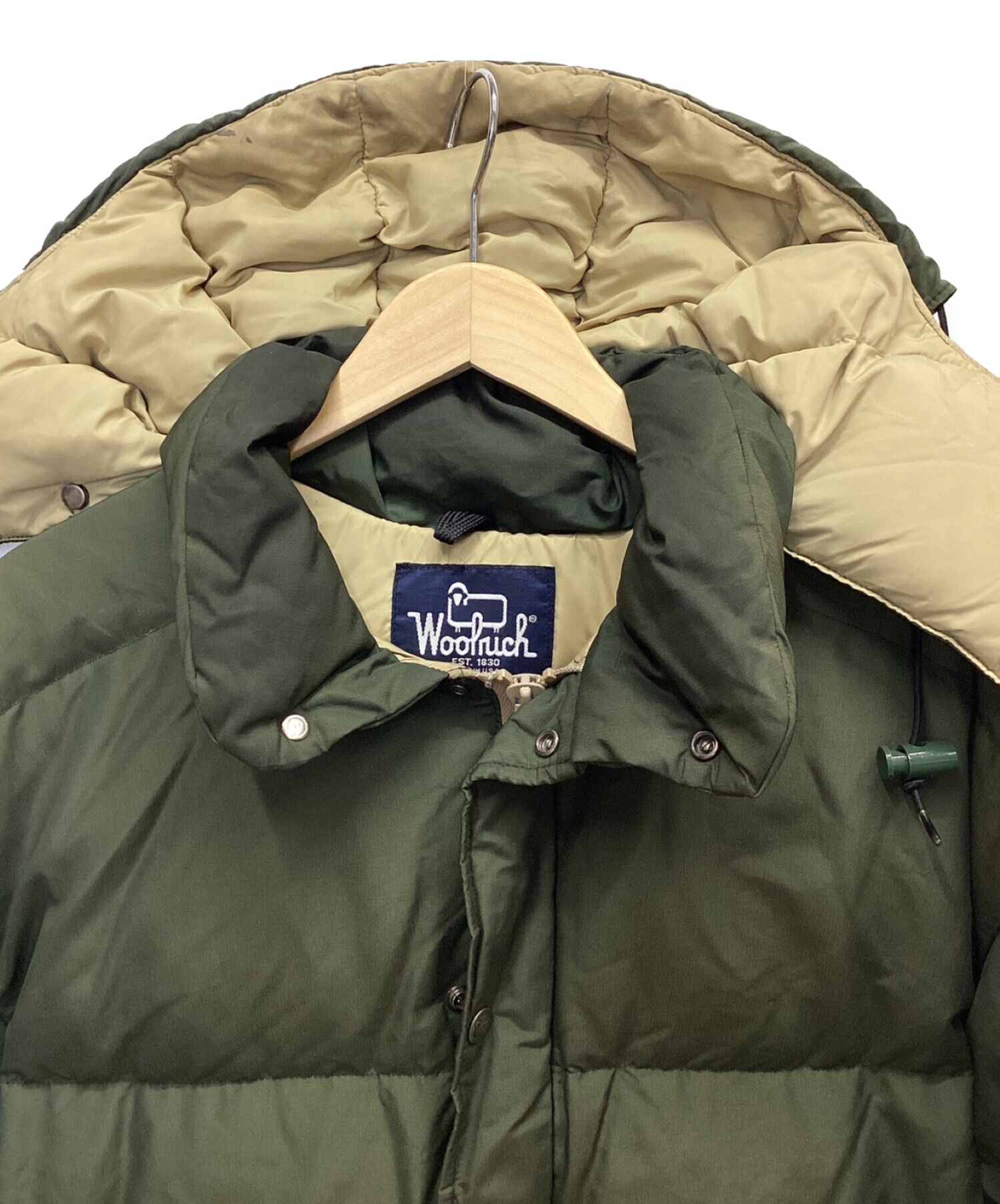 WOOLRICH (ウールリッチ) ダウンジャケット グリーン サイズ:M