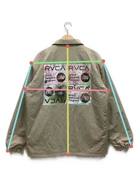 中古・古着通販】RVCA (ルーカ) コーチジャケット ベージュ サイズ:M｜ブランド・古着通販 トレファク公式【TREFAC  FASHION】スマホサイト