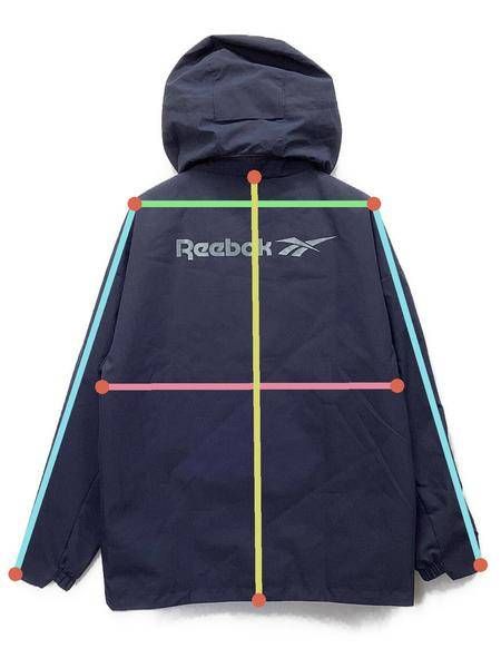 中古・古着通販】REEBOK (リーボック) マウンテンパーカー ネイビー