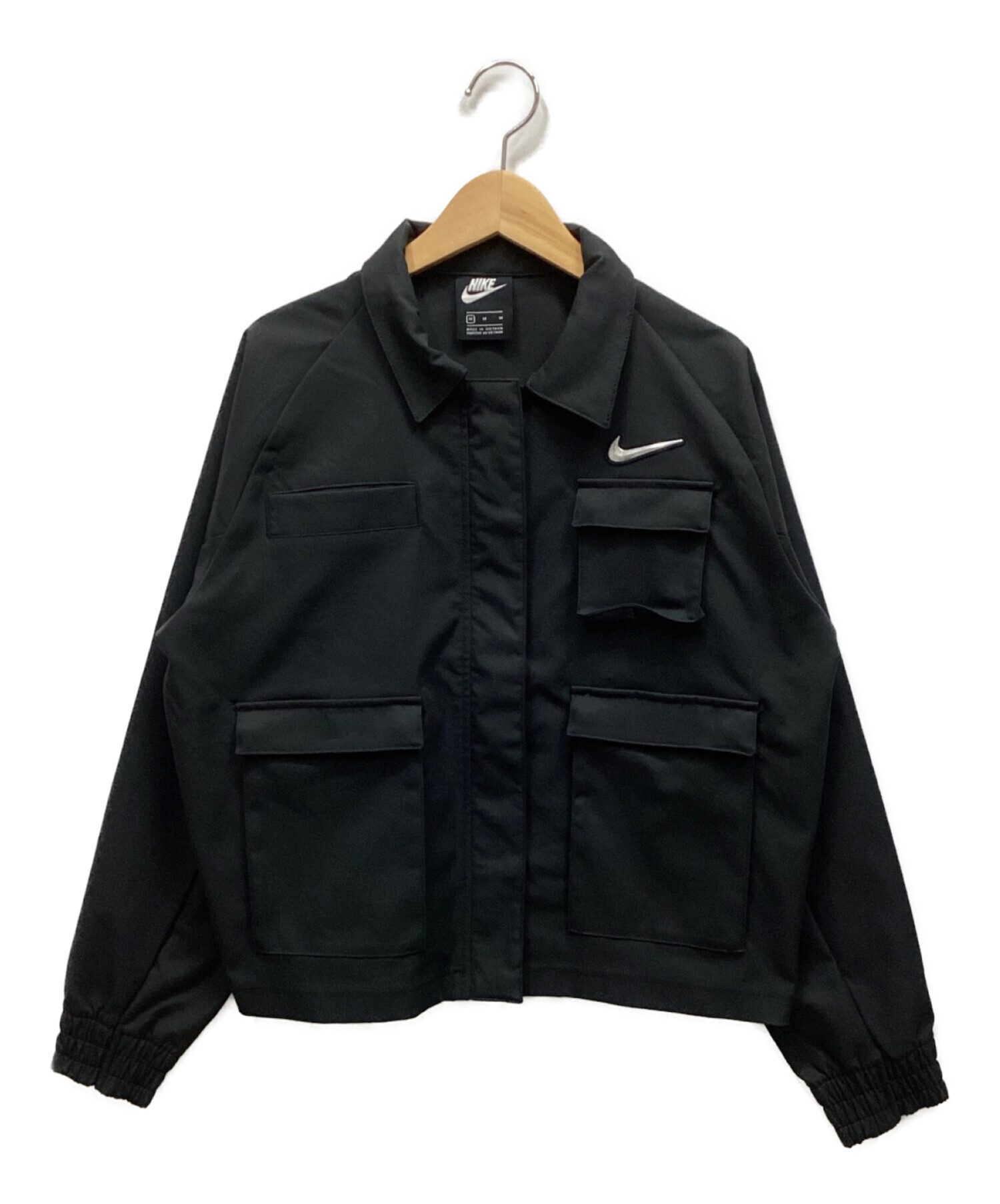 ナチュラルなレイヤー【大人気完売品】NIKE NSW SWOOSH Jacket Black【XL】