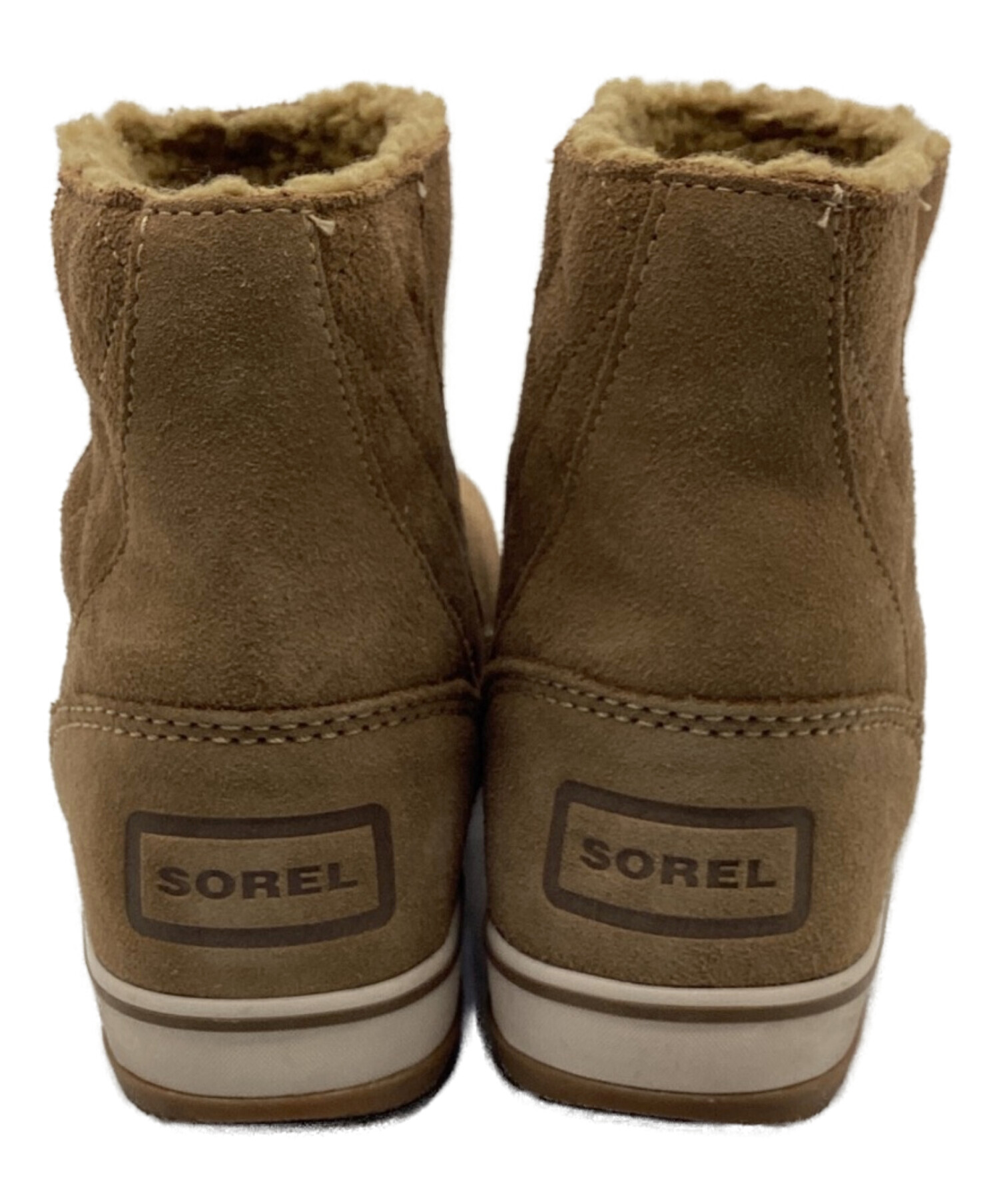 SOREL (ソレル) グレイシーショートブーツ ブラウン サイズ:25