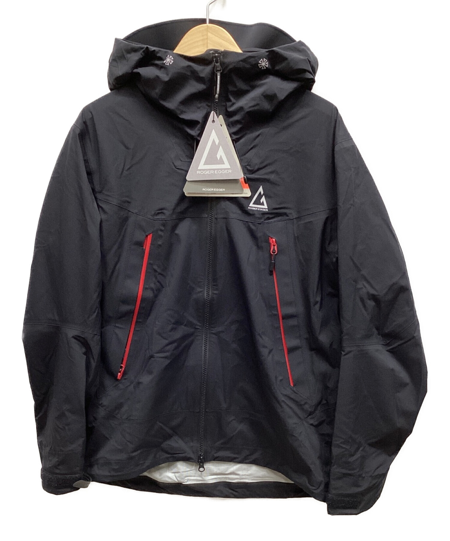 中古・古着通販】ROGER EGGER (ロジャーエーガー) CLIMASENSOR RAIN JKT ブラック×レッド  サイズ:M｜ブランド・古着通販 トレファク公式【TREFAC FASHION】スマホサイト