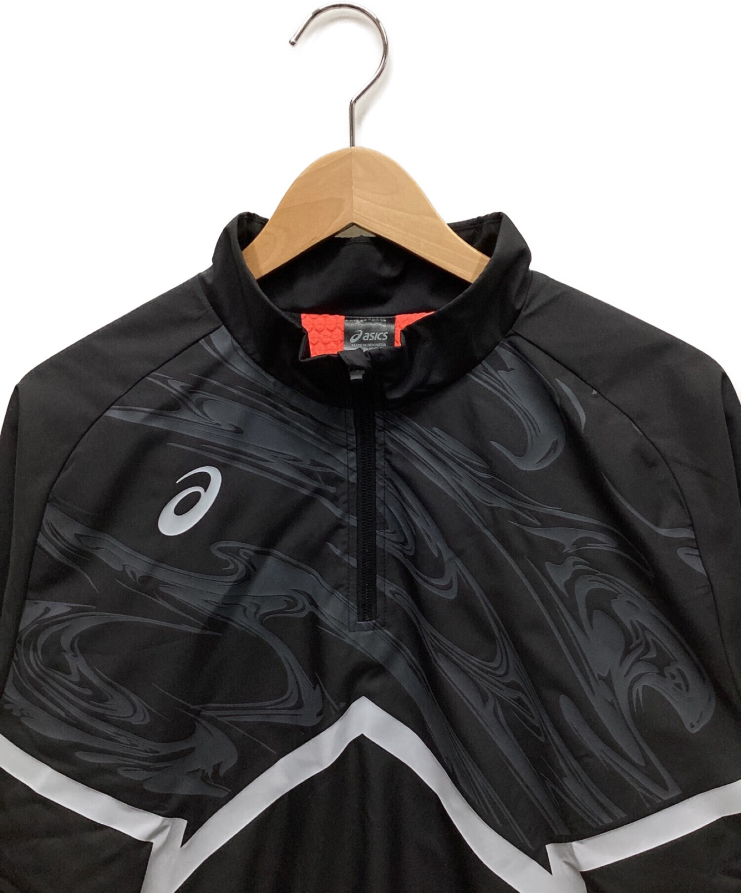 asics (アシックス) トラックジャケット ブラック サイズ:2XL