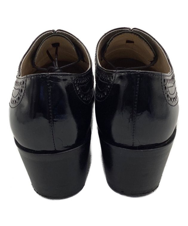 新品豊富なMARGARET HOWELL idea パテントウィングチップ 黒 23.5 靴
