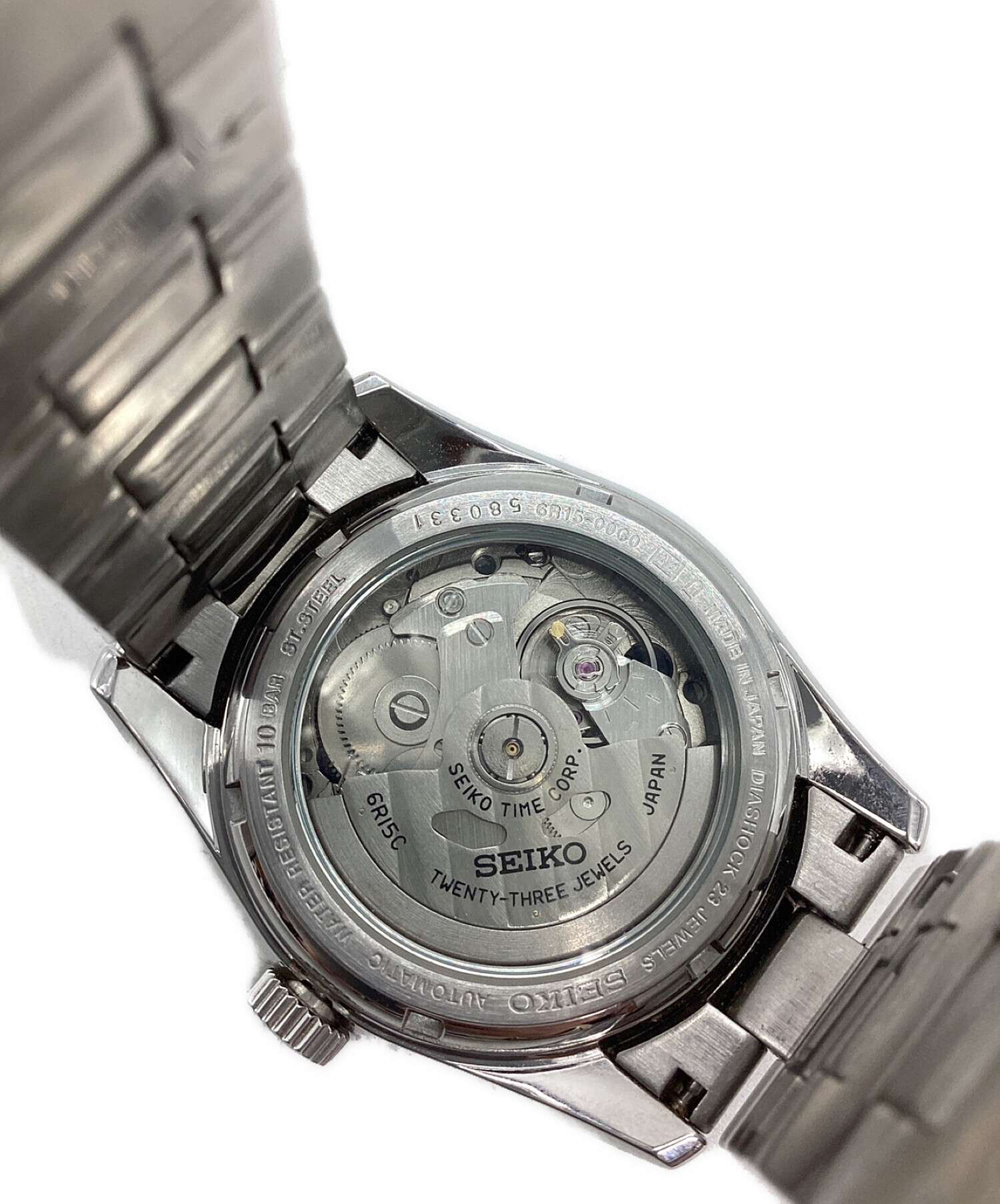 値下げ SEIKO automatic diashock 23 jewels - 腕時計(アナログ)