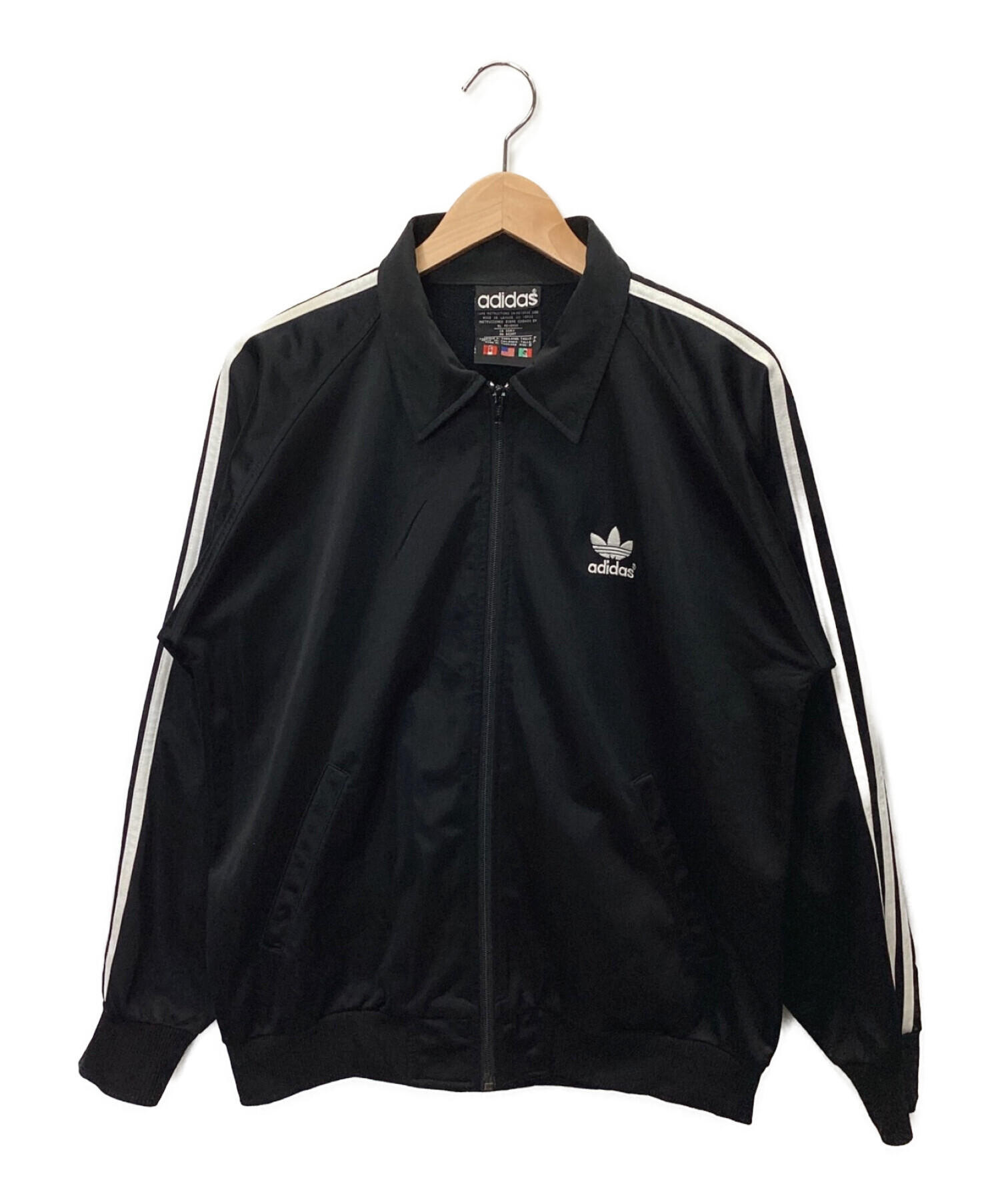 中古・古着通販】adidas (アディダス) トラックジャケット ブラック