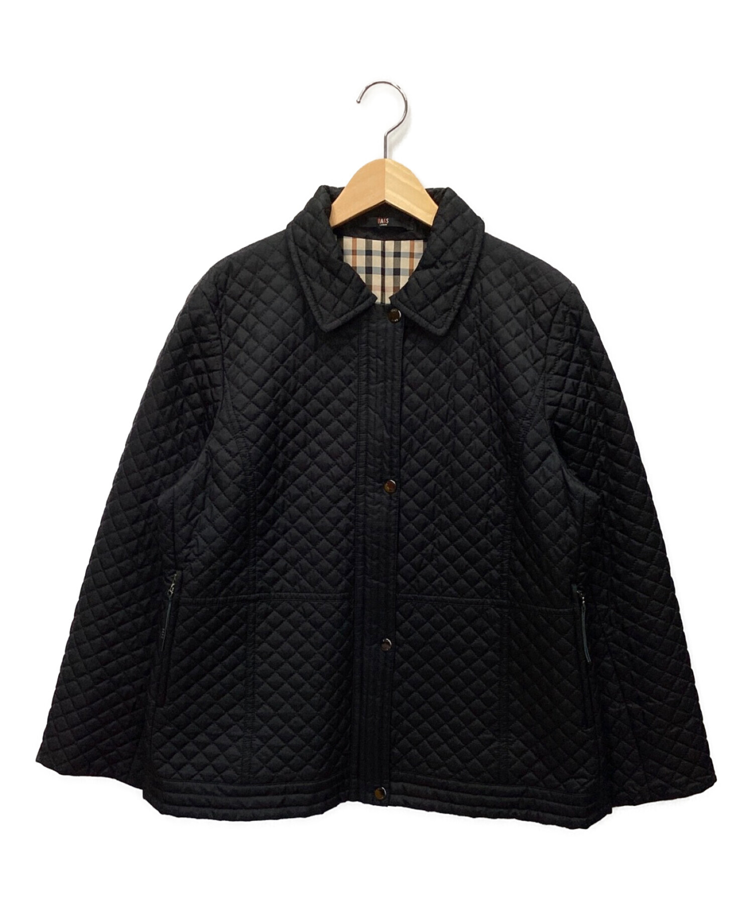 DAKS LONDON (ダックスロンドン) キルティングジャケット ブラック サイズ:13ABR