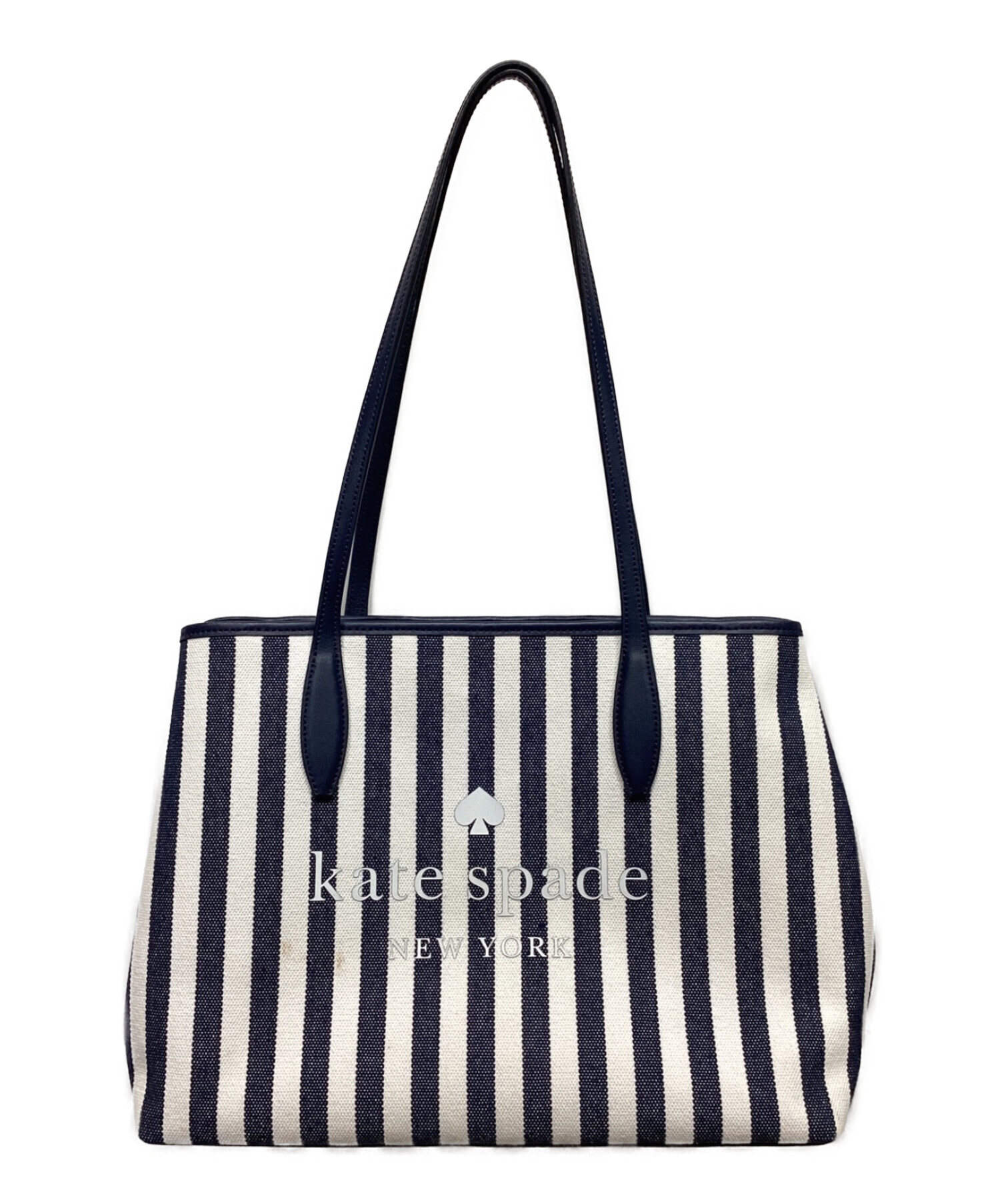 Kate Spade (ケイトスペード) キャンバストートバッグ ネイビー