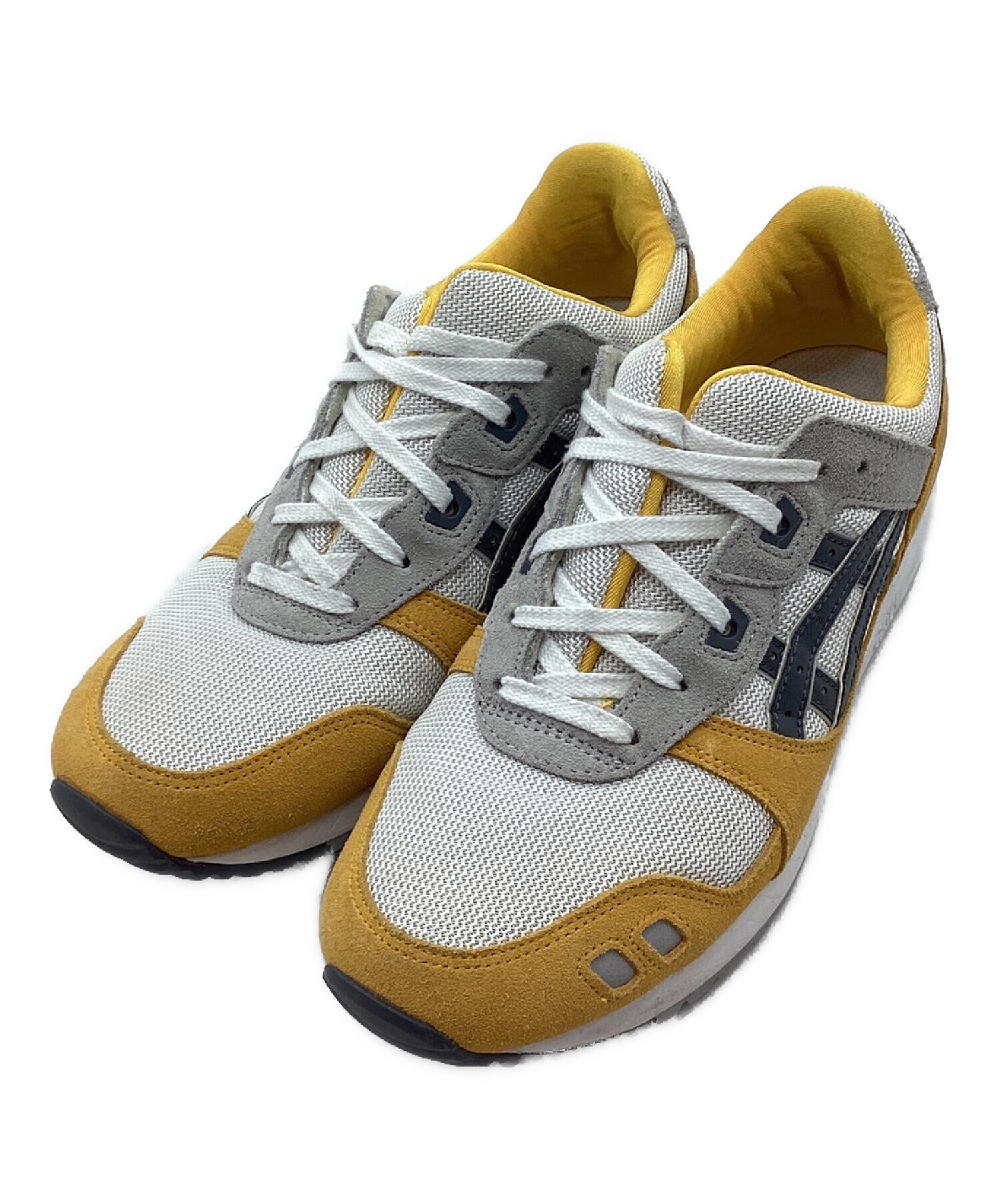 中古・古着通販】asics (アシックス) スニーカー イエロー サイズ:27.5