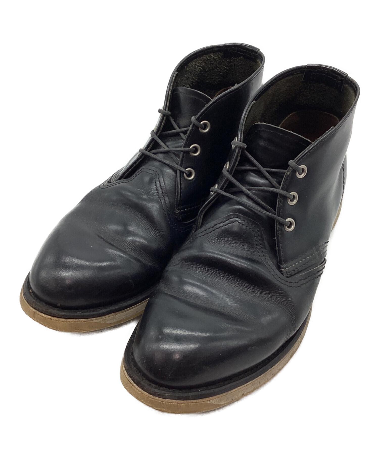 中古・古着通販】RED WING (レッドウィング) チャッカブーツ ブラック