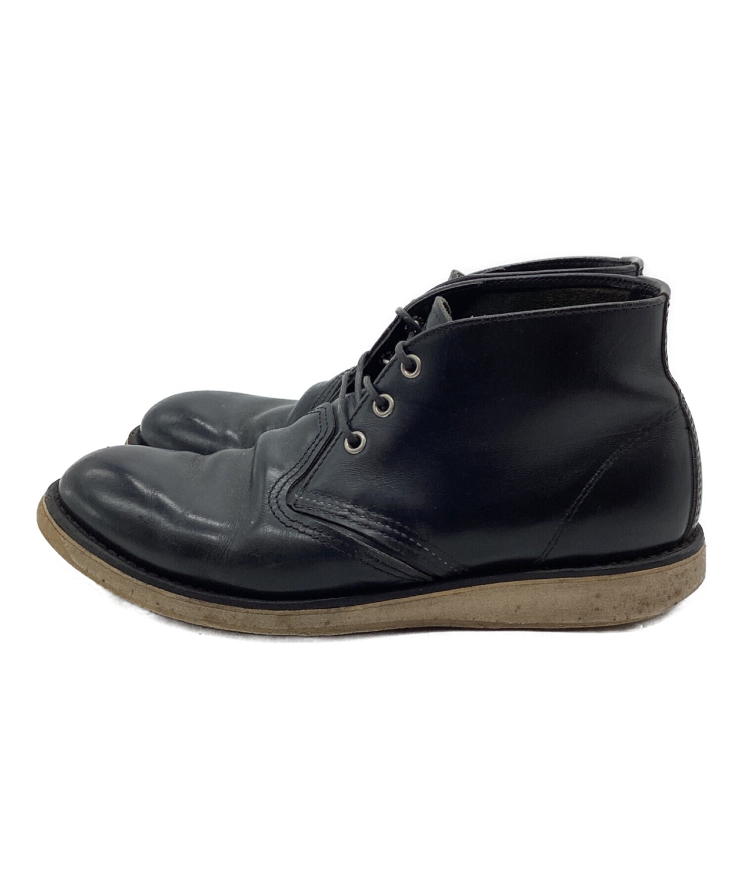 中古・古着通販】RED WING (レッドウィング) チャッカブーツ ブラック