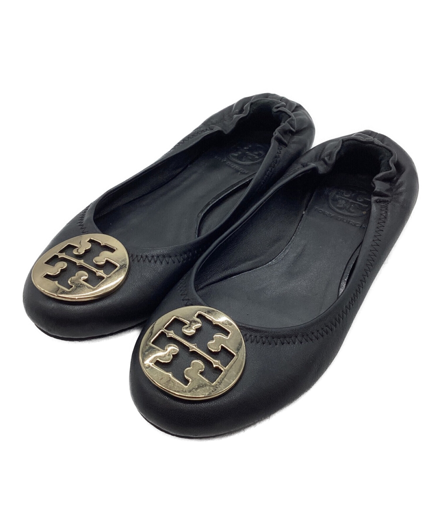 中古・古着通販】TORY BURCH (トリーバーチ) バレエシューズ ブラック