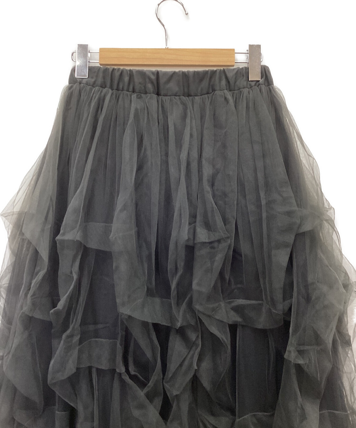 福岡eスポーツ協会 moussy volume tulle ロングスカート - スカート