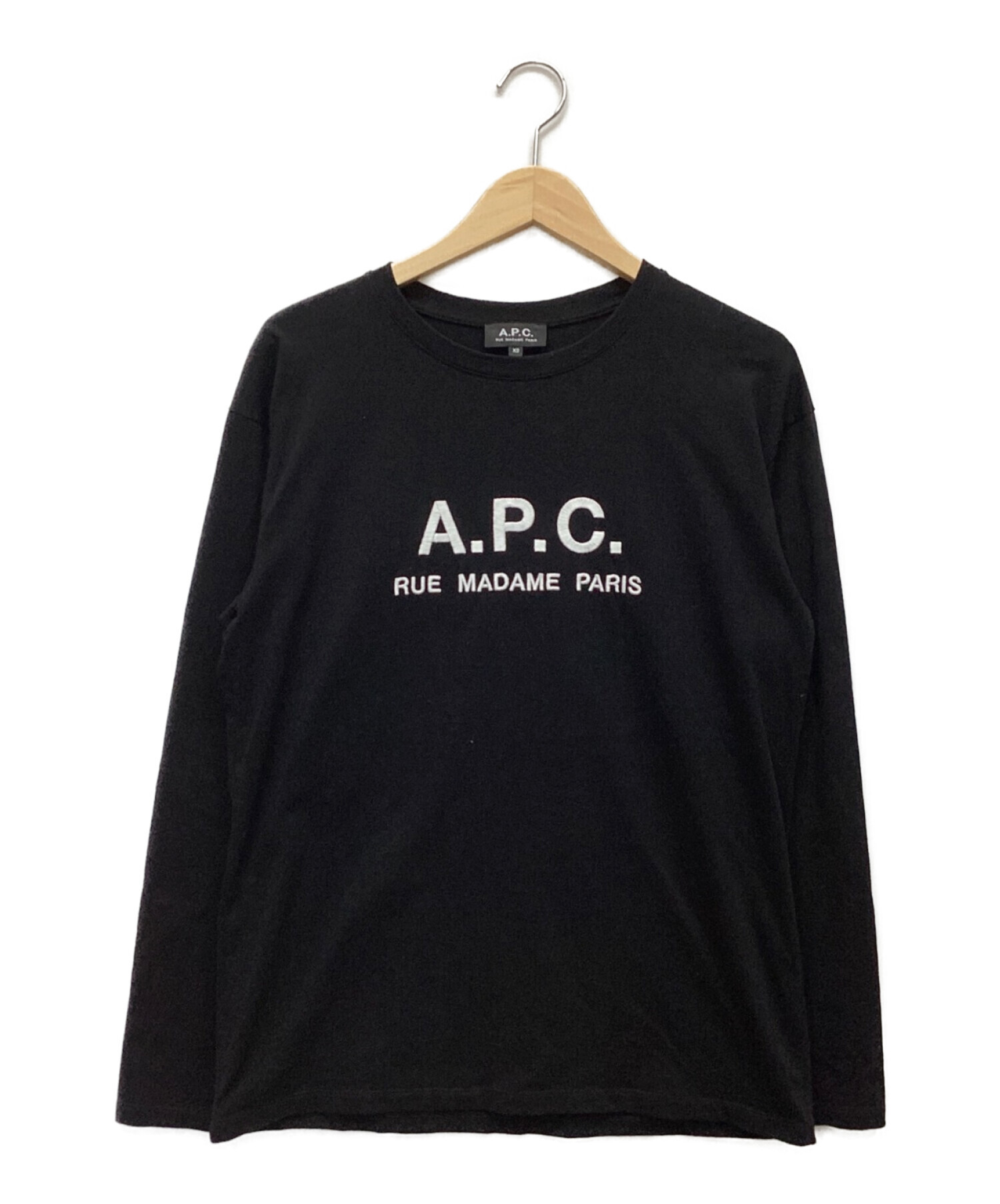 A.P.C. (アー・ペー・セー) ロングスリーブカットソー ブラック サイズ:XS