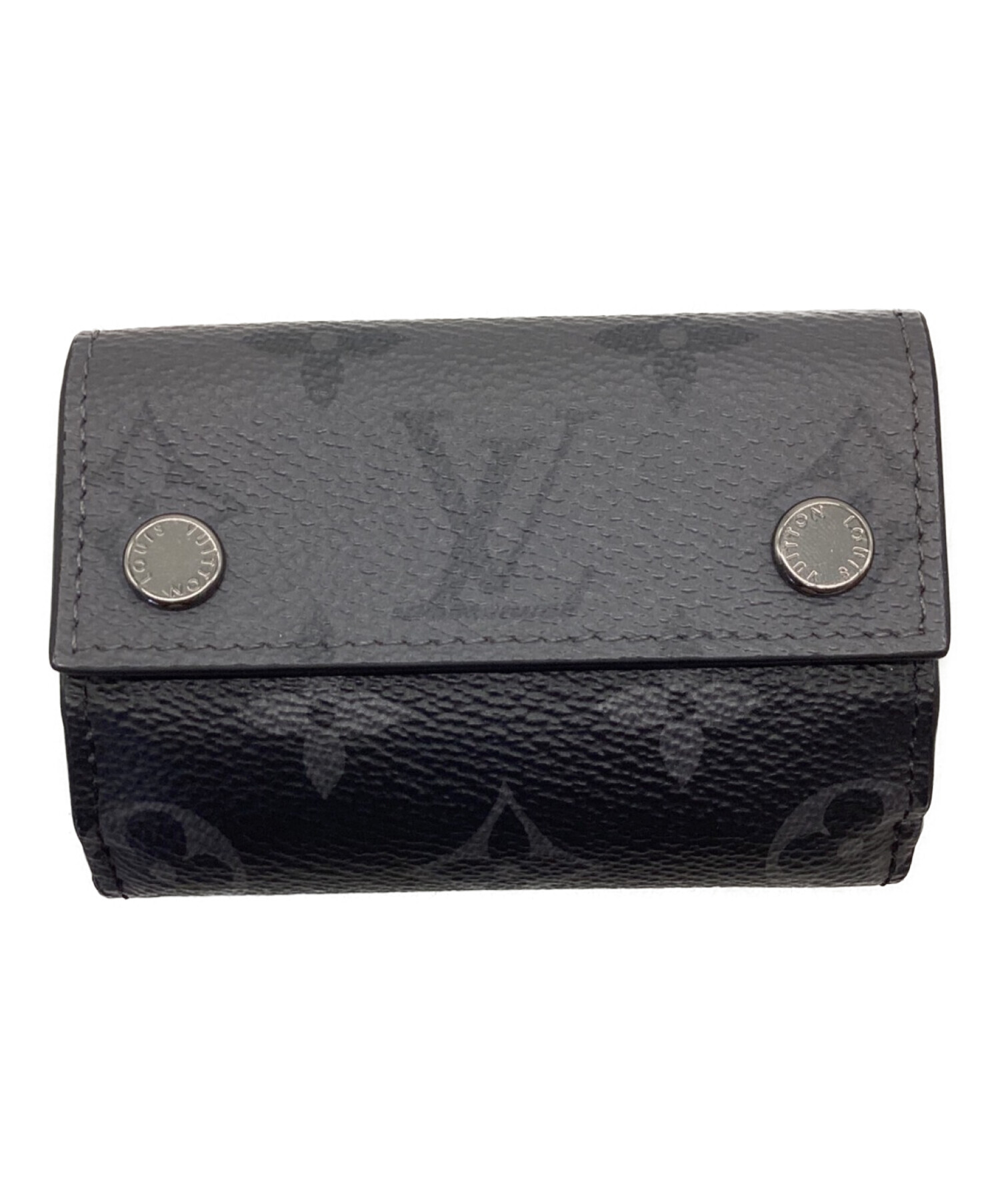 中古・古着通販】LOUIS VUITTON (ルイ ヴィトン) 3つ折り財布 ブラック×グレー｜ブランド・古着通販 トレファク公式【TREFAC  FASHION】スマホサイト