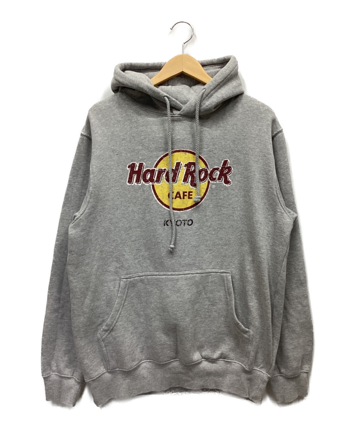 Hard Rock cafe (ハードロックカフェ) プルオーバーパーカー グレー サイズ:L