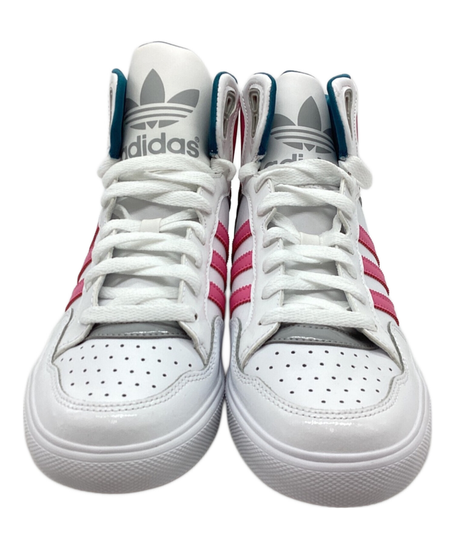 中古・古着通販】adidas (アディダス) ハイカットスニーカー ホワイト 