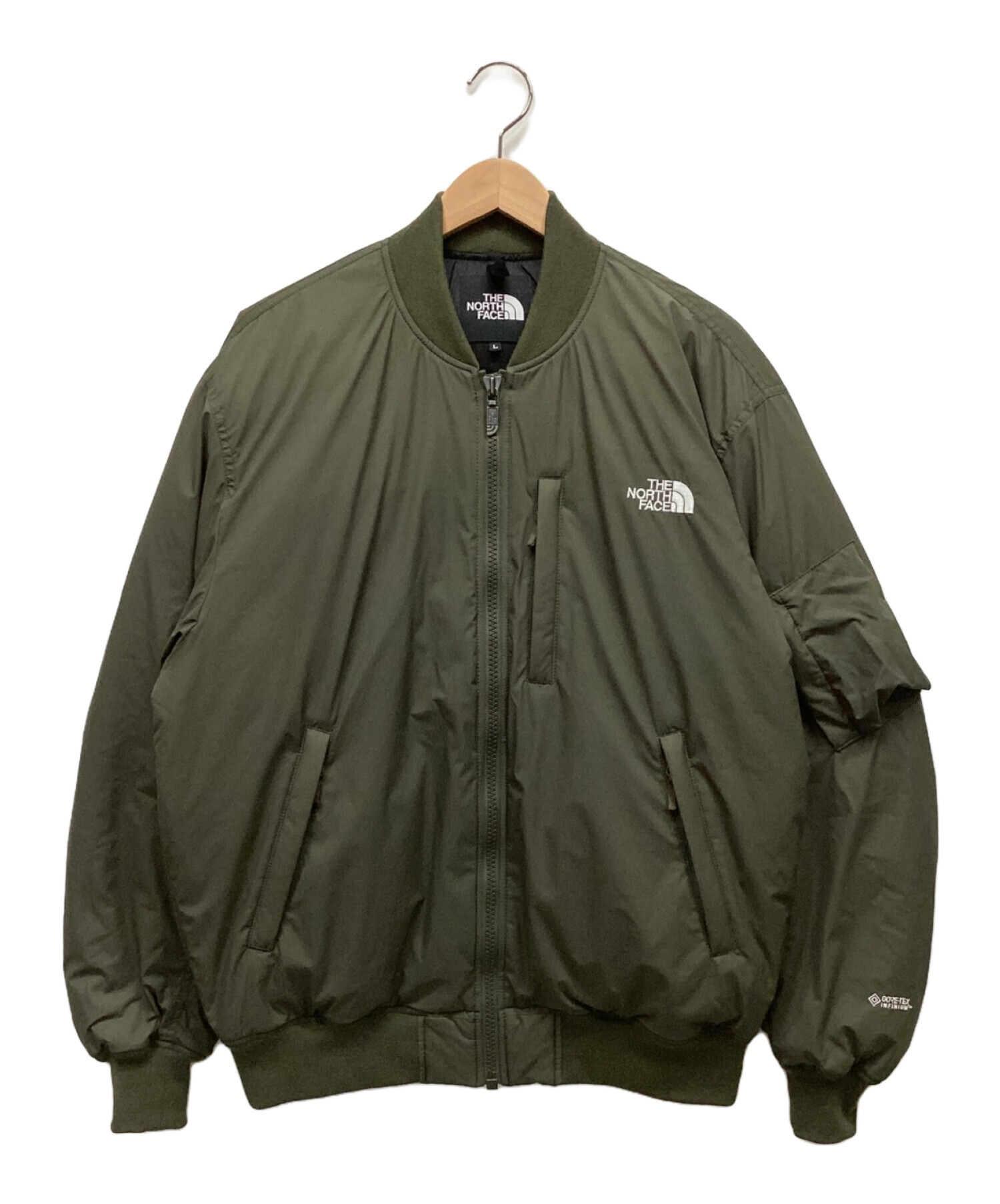 THE NORTH FACE (ザ ノース フェイス) GTXインサレーションボンバージャケット オリーブ サイズ:L