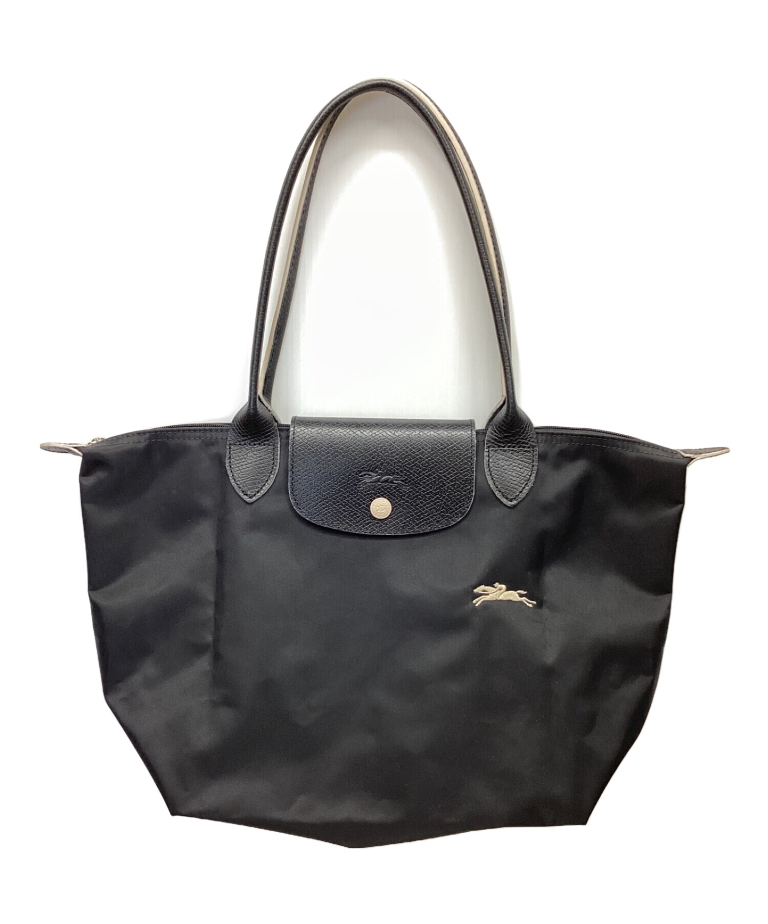 中古・古着通販】LONGCHAMP (ロンシャン) トートバッグ ブラック｜ブランド・古着通販 トレファク公式【TREFAC  FASHION】スマホサイト