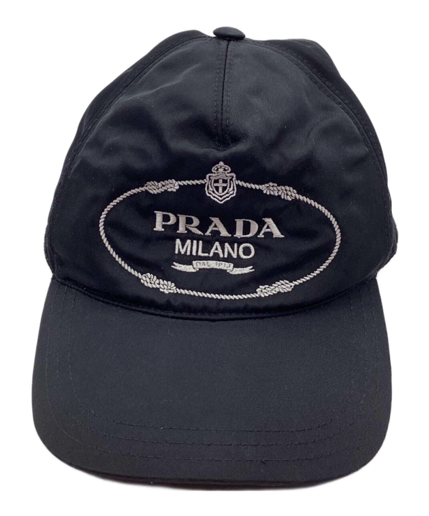 中古・古着通販】PRADA (プラダ) ナイロンベースボールキャップ ブラック｜ブランド・古着通販 トレファク公式【TREFAC  FASHION】スマホサイト