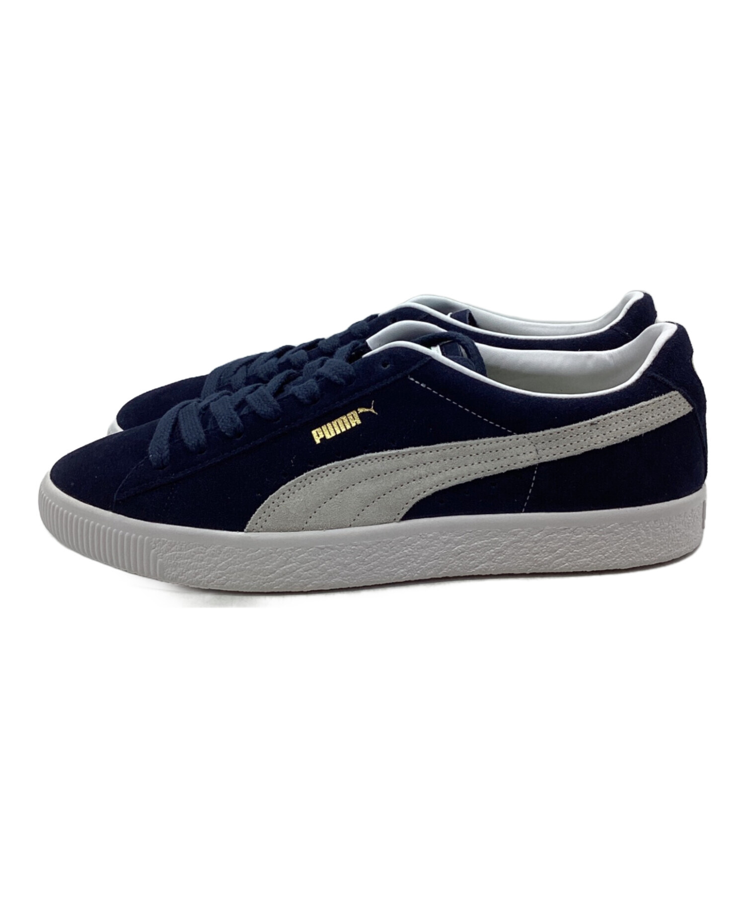 PUMA (プーマ) ローカットスニーカー ネイビー サイズ:29