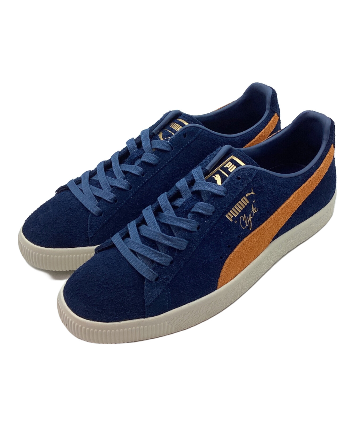 中古・古着通販】PUMA (プーマ) ローカットスニーカー ネイビー×オレンジ サイズ:30｜ブランド・古着通販 トレファク公式【TREFAC  FASHION】スマホサイト