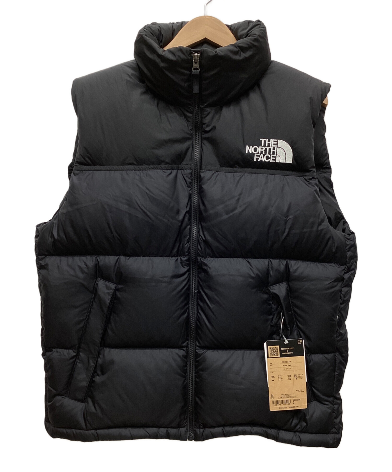 中古・古着通販】THE NORTH FACE (ザ ノース フェイス) ヌプシベスト ブラック サイズ:M 未使用品｜ブランド・古着通販  トレファク公式【TREFAC FASHION】スマホサイト