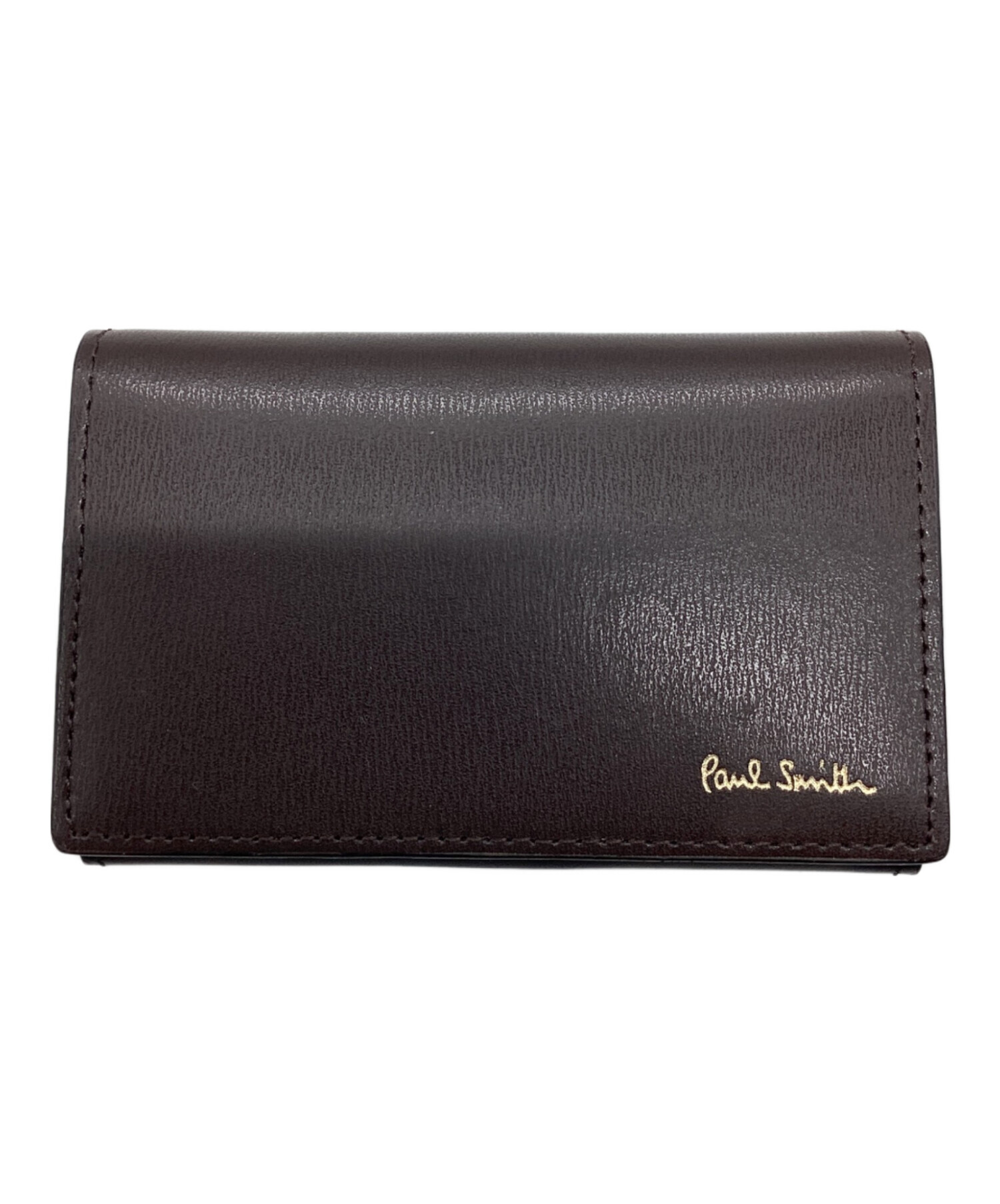 中古・古着通販】PAUL SMITH (ポールスミス) 名刺入れ ブラウン 未使用品｜ブランド・古着通販 トレファク公式【TREFAC  FASHION】スマホサイト