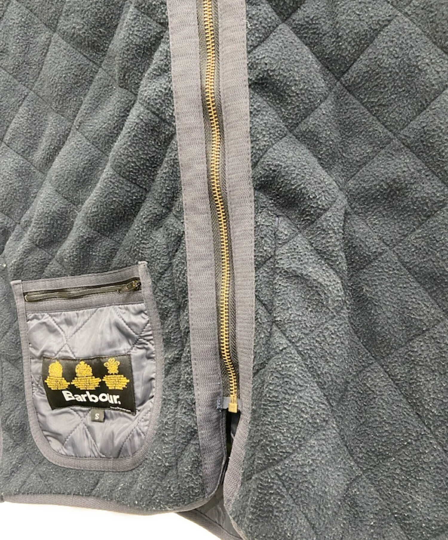 中古・古着通販】Barbour (バブアー) POLARQUILT WAISTCOAT/ZIP IN