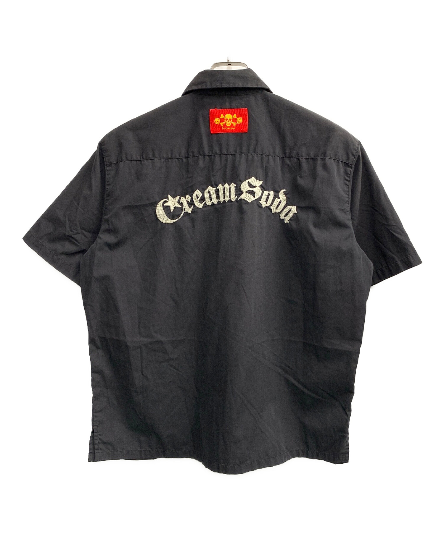中古・古着通販】CREAM SODA (クリームソーダ) 半袖シャツ ブラック