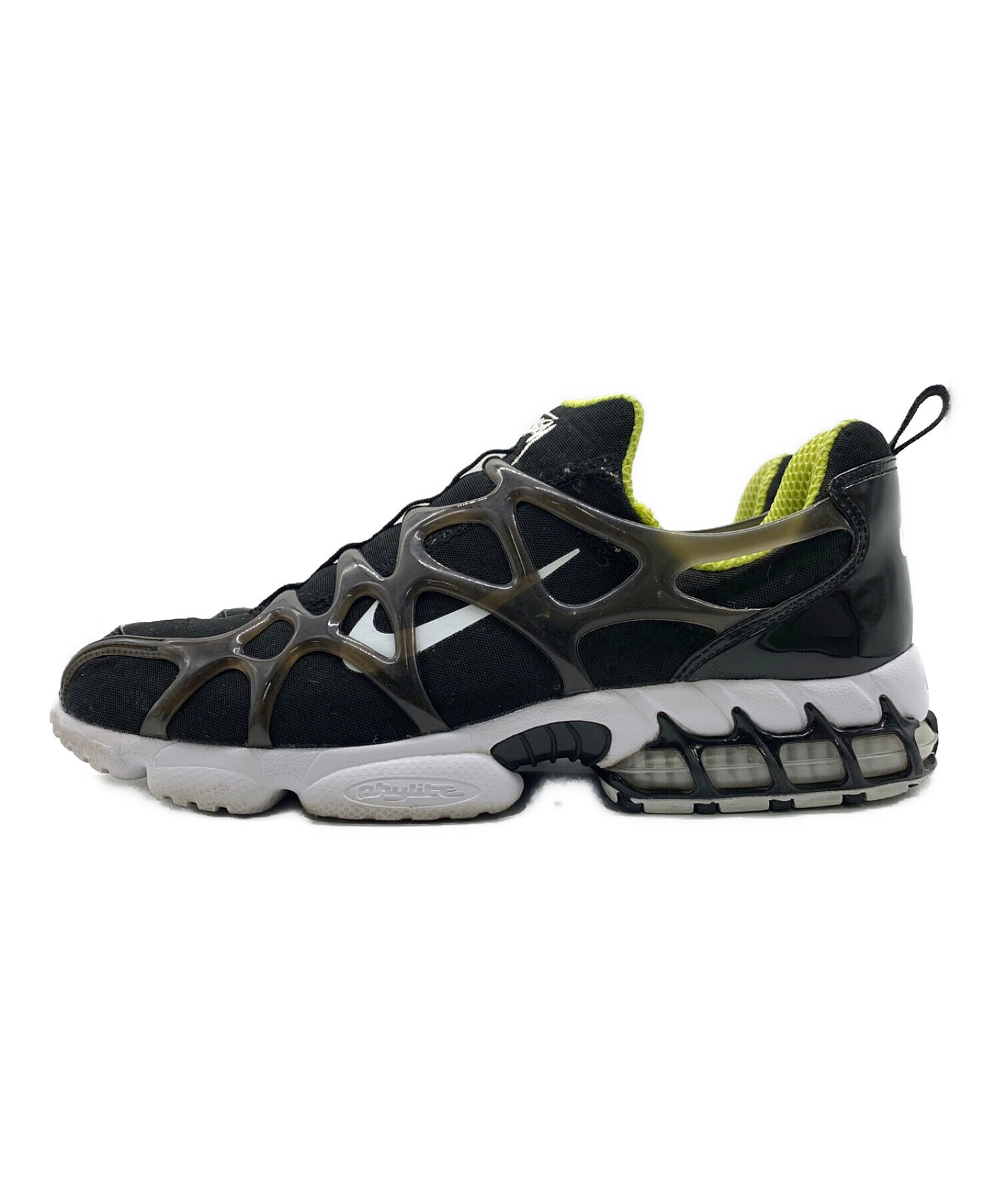 NIKE (ナイキ) stussy (ステューシー) AIR ZOOM SPIRIDON KK/スニーカー ブラック サイズ:28