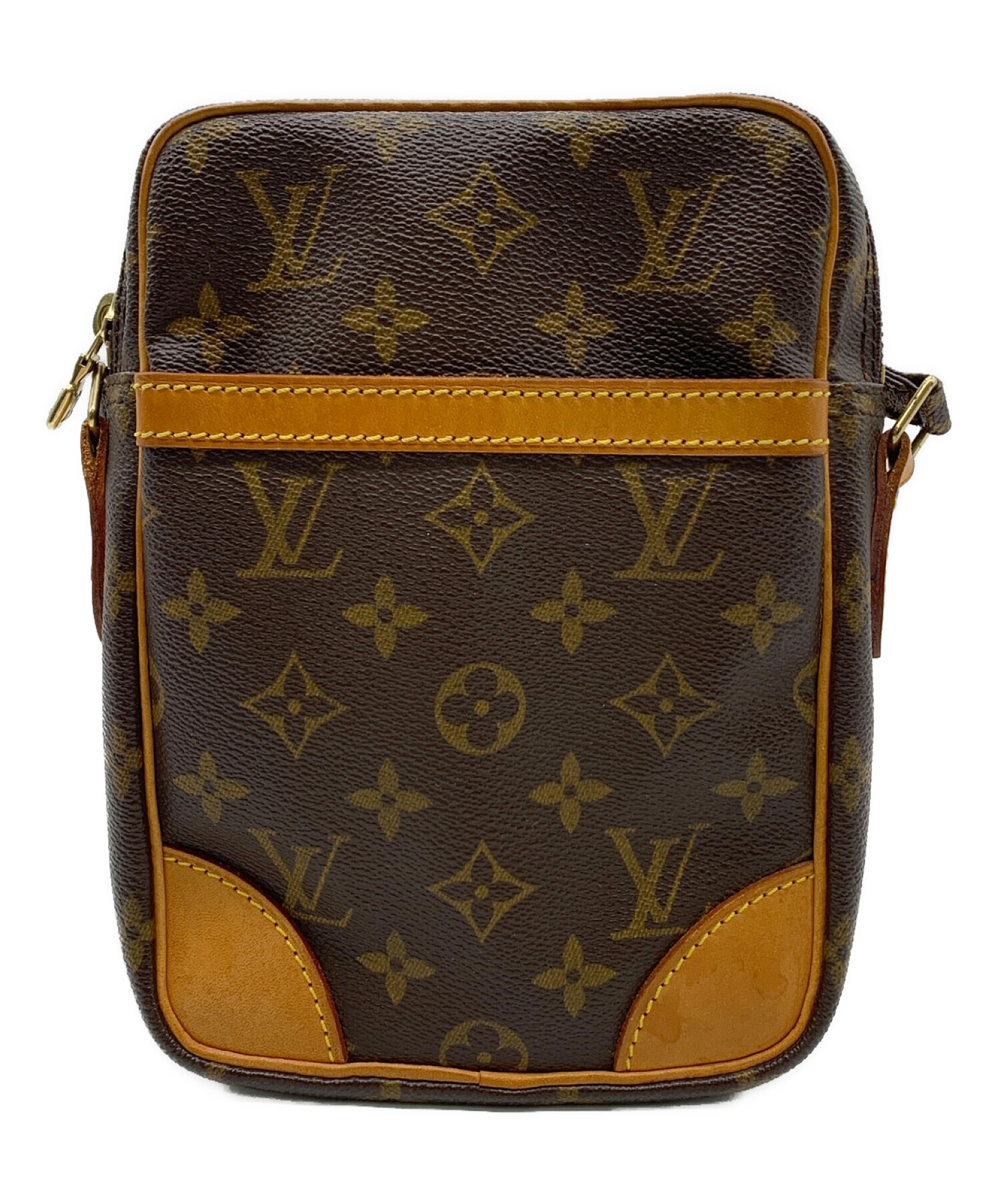 o 曲る 【LOUIS VUITTON】ポートベロー N45271 ダミエ エベヌ 茶色 ブラウン 斜め掛けバッグ ショルダー