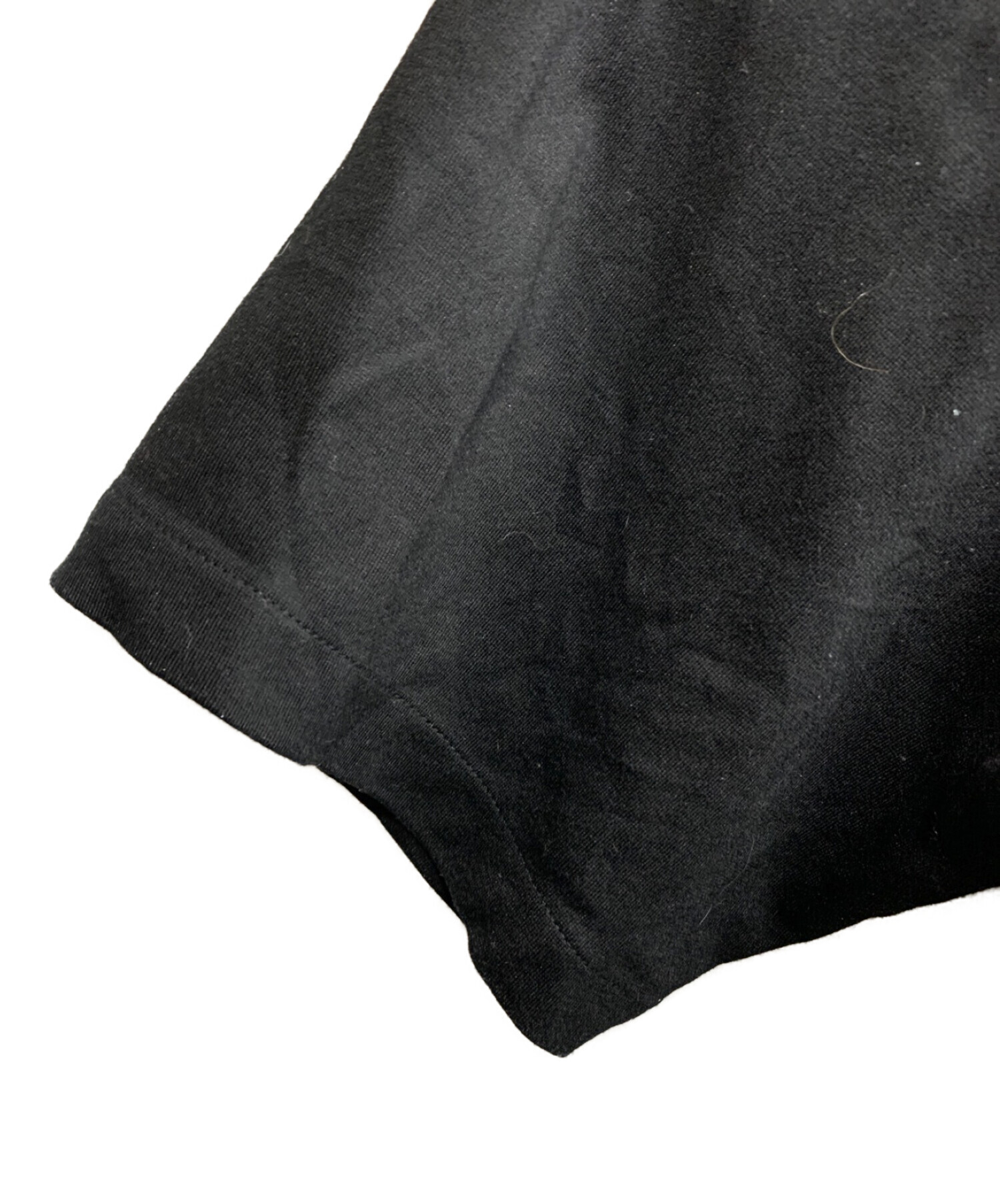 ACNE STUDIOS (アクネストゥディオス) EXTORR LOGO RIB T-SHIRTS ブラック サイズ:S