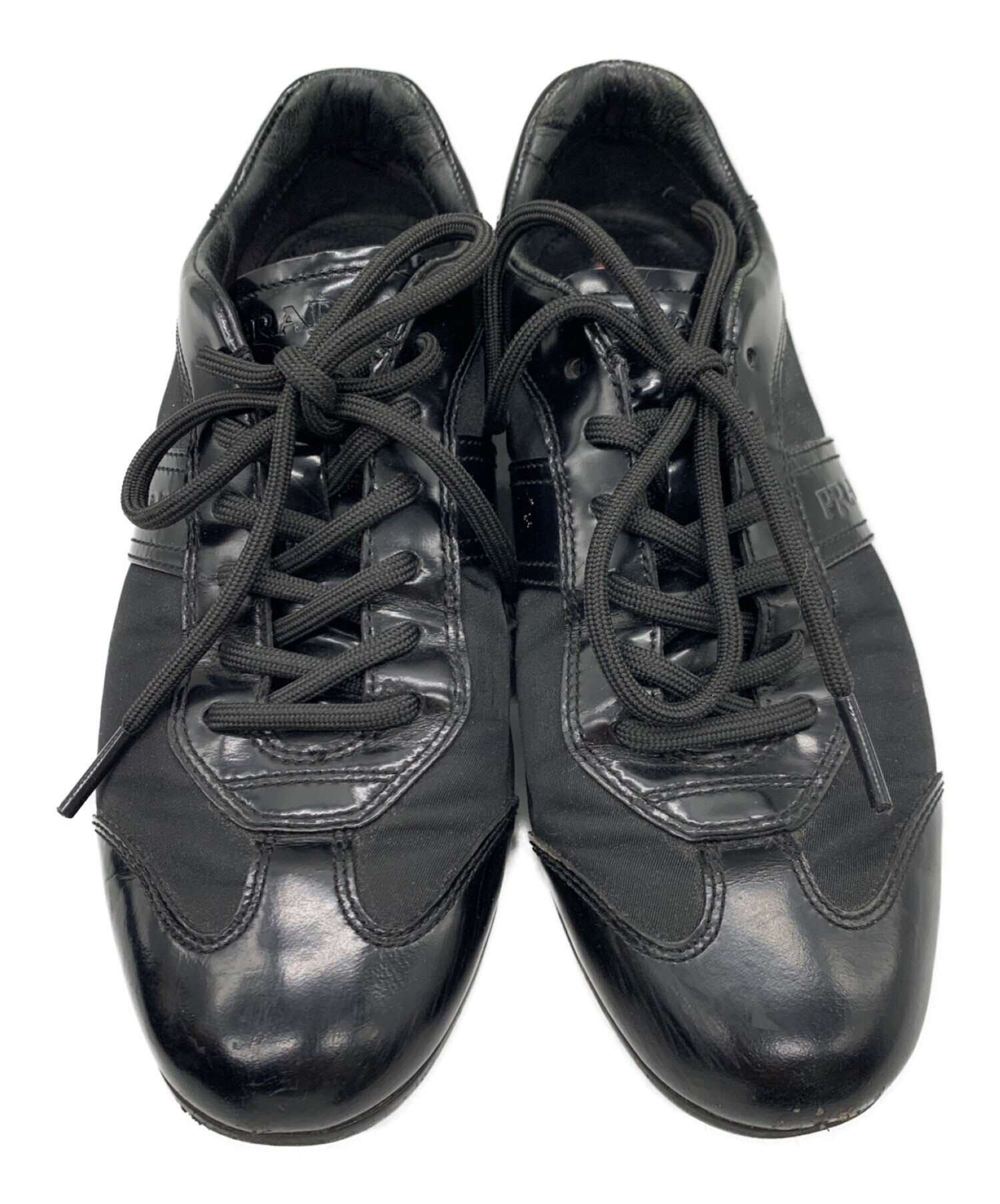 archive prada sport leather square shoes | shop.spackdubai.com