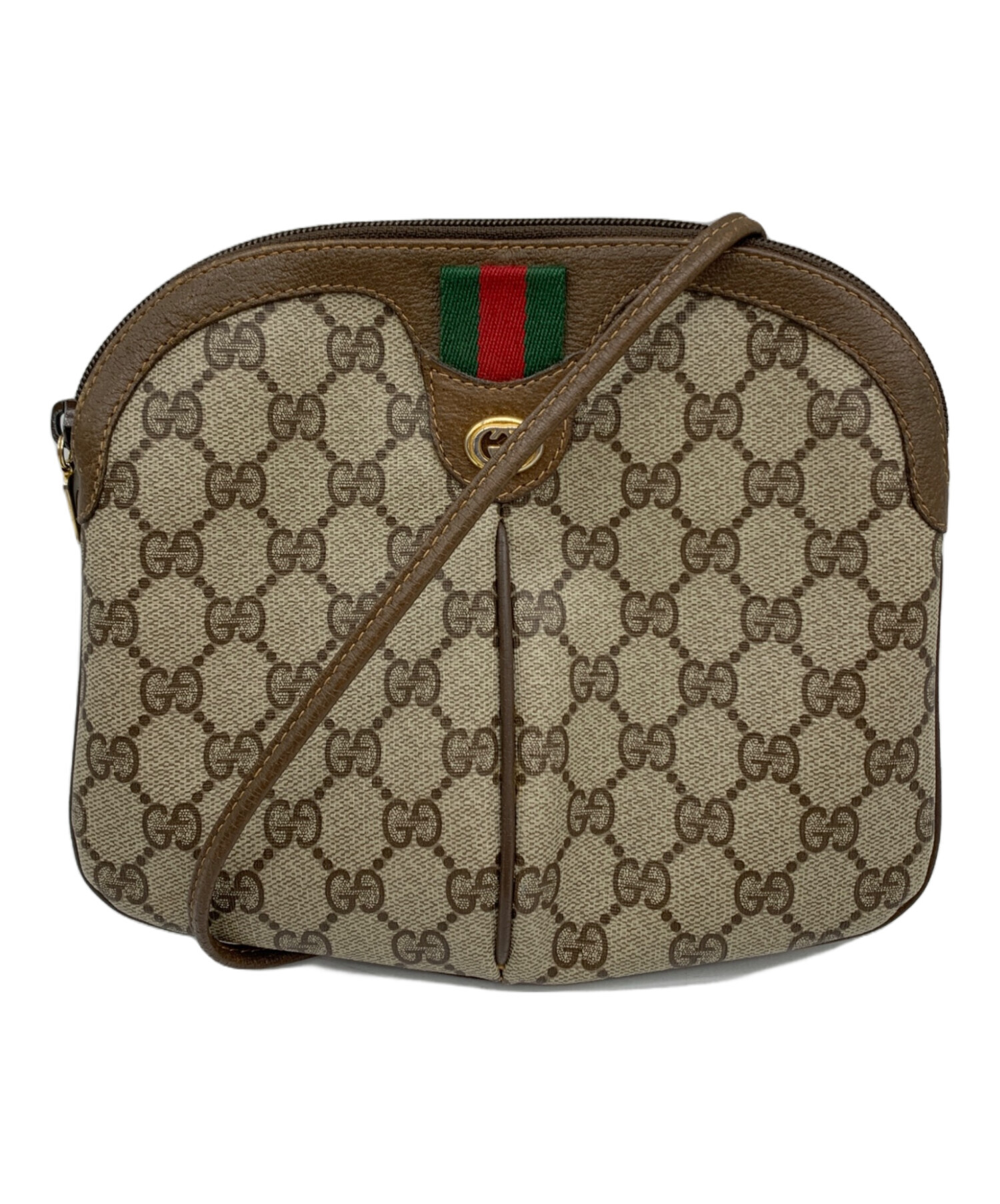 中古・古着通販】GUCCI (グッチ) ショルダーポーチ シェリーライン ブラウン｜ブランド・古着通販 トレファク公式【TREFAC FASHION】 スマホサイト