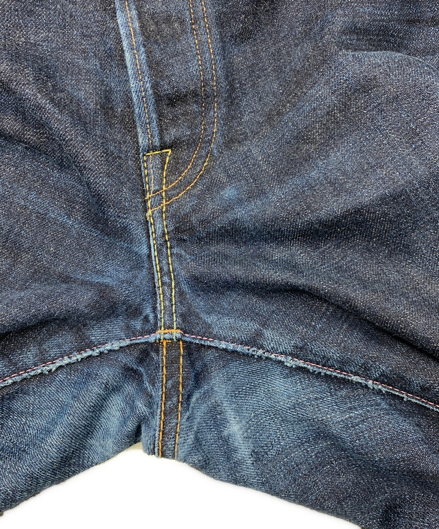 中古・古着通販】MOMOTARO JEANS (桃太郎ジーンズ) 銅丹特濃スリムテーパードボタンフライデニムパンツ インディゴ  サイズ:W30｜ブランド・古着通販 トレファク公式【TREFAC FASHION】スマホサイト