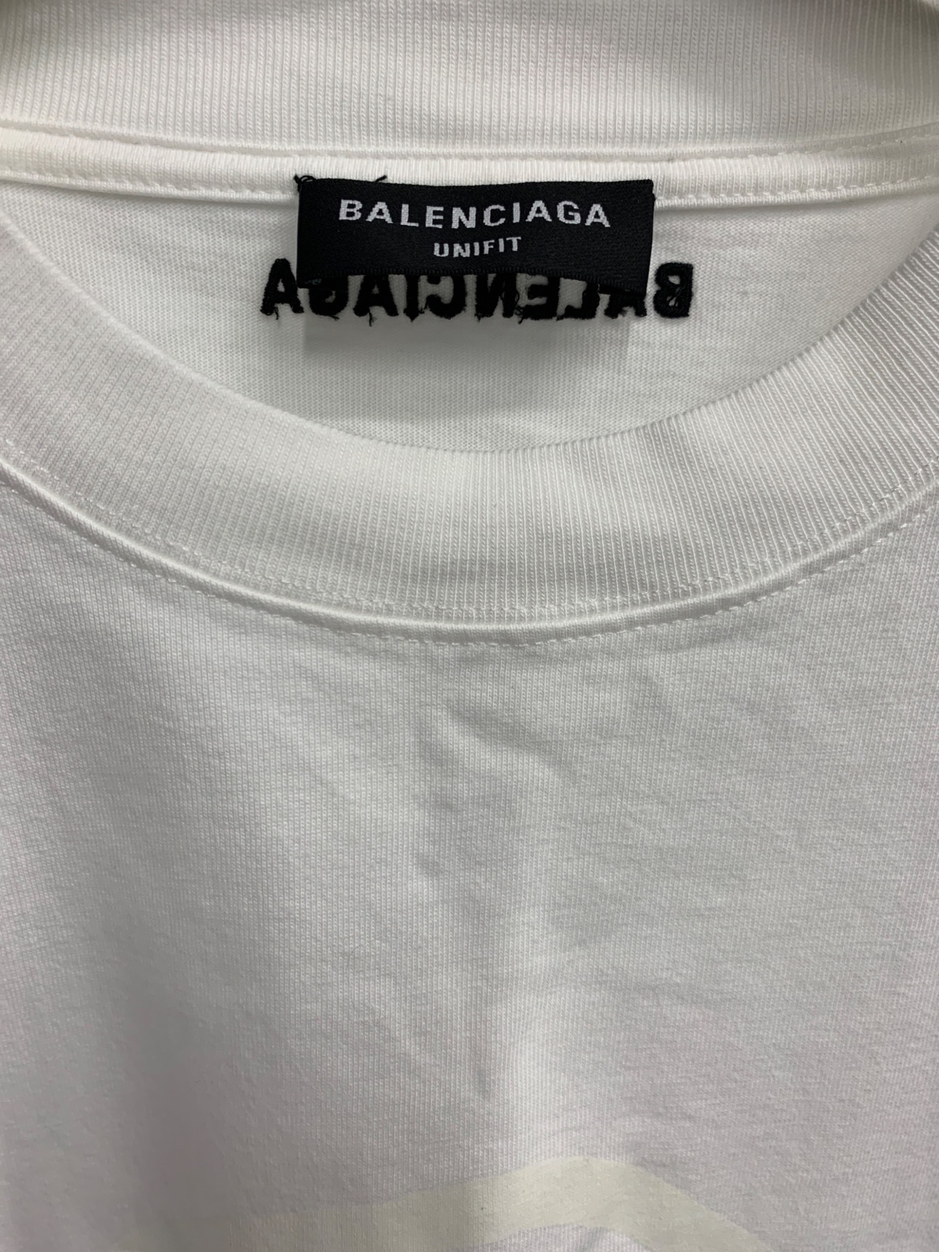 中古・古着通販】BALENCIAGA (バレンシアガ) スマイルプリントオーバーサイズTシャツ ホワイト サイズ:XS｜ブランド・古着通販  トレファク公式【TREFAC FASHION】スマホサイト