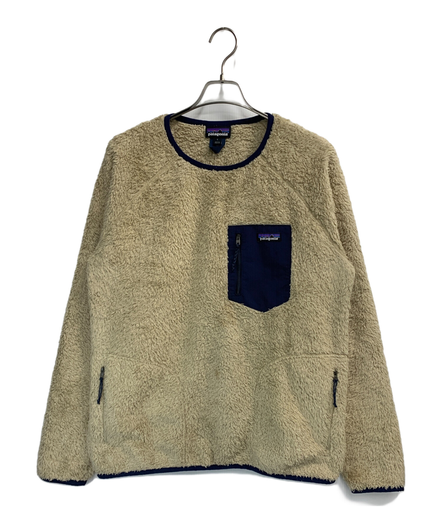 中古・古着通販】Patagonia (パタゴニア) フリーススウェット ベージュ サイズ:L｜ブランド・古着通販 トレファク公式【TREFAC  FASHION】スマホサイト