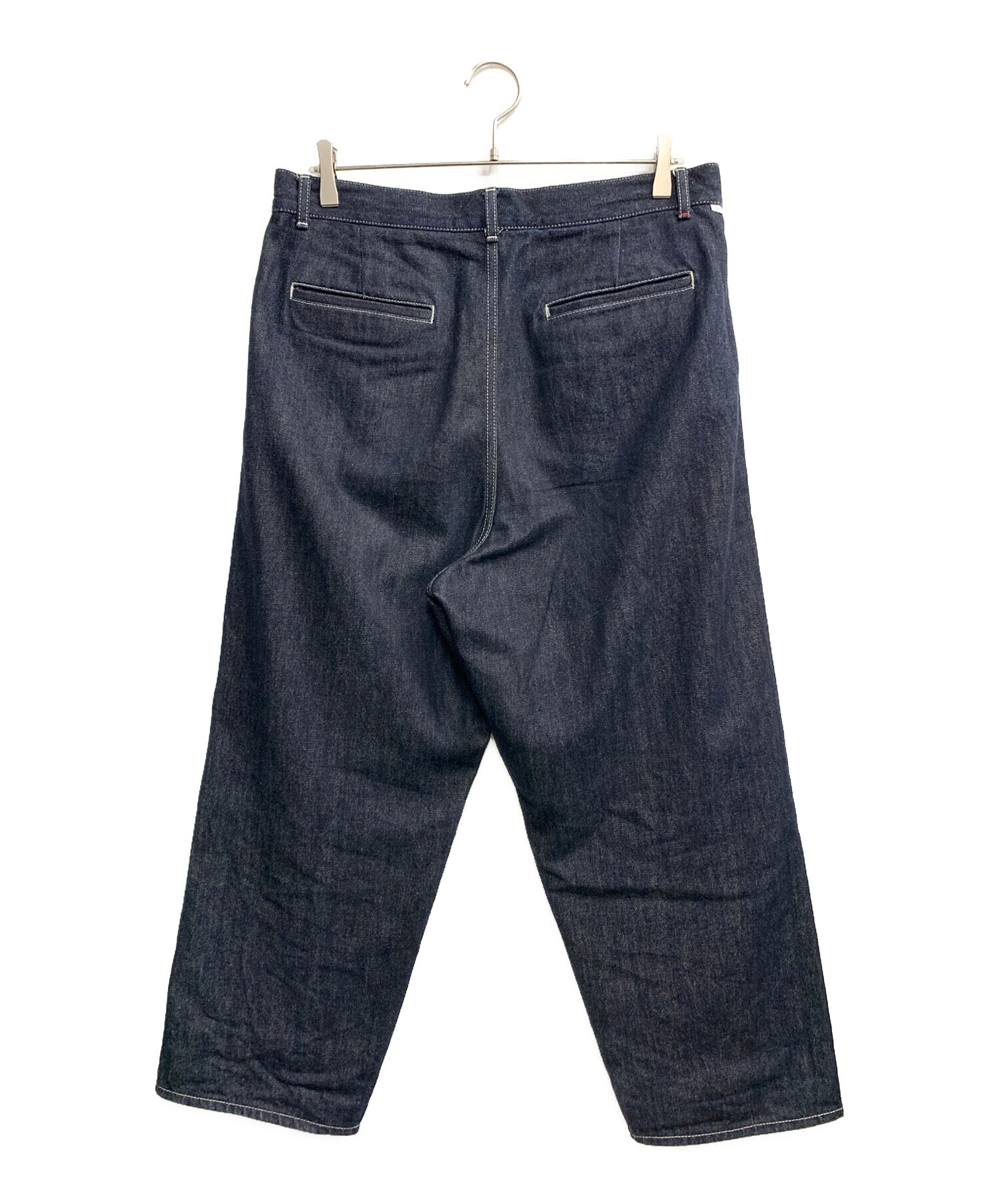 Graphpaper (グラフペーパー) Selvage Denim Two Tuck Tapered Pants (セルビッチデニム 2タック  テーパードパンツ) インディゴ サイズ:3