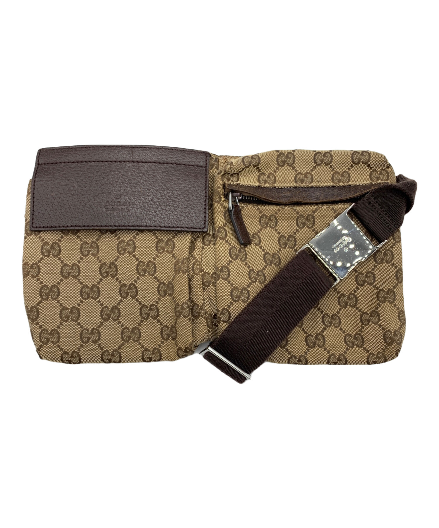 中古・古着通販】GUCCI (グッチ) ウエストポーチ GG ブラウン｜ブランド・古着通販 トレファク公式【TREFAC FASHION】スマホサイト