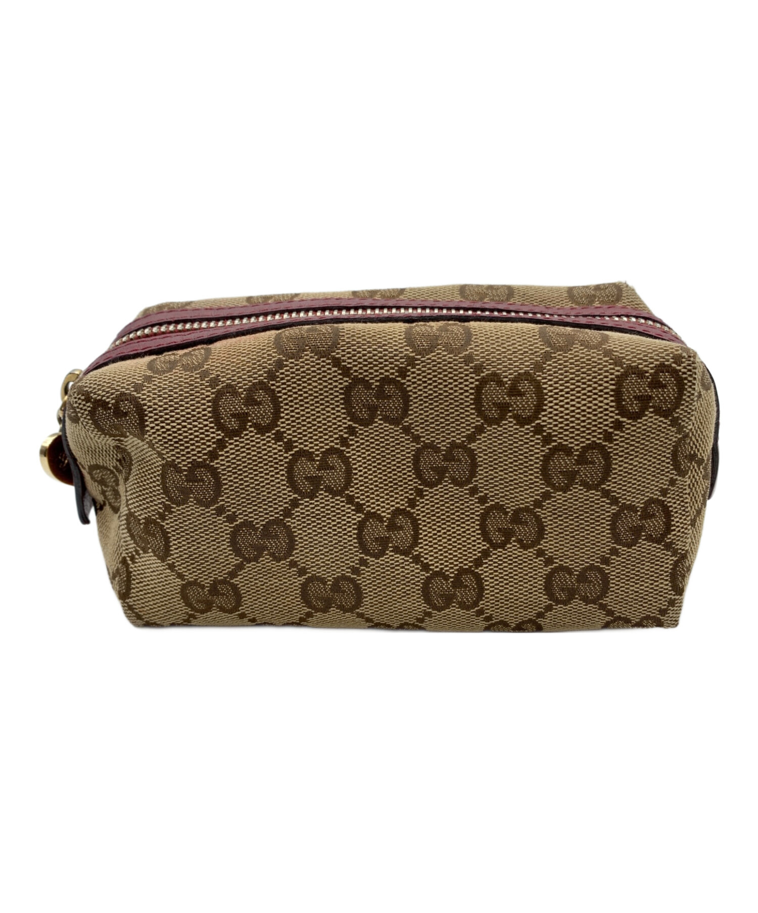 中古・古着通販】GUCCI (グッチ) コスメポーチ グッチシマ GG ブラウン｜ブランド・古着通販 トレファク公式【TREFAC  FASHION】スマホサイト